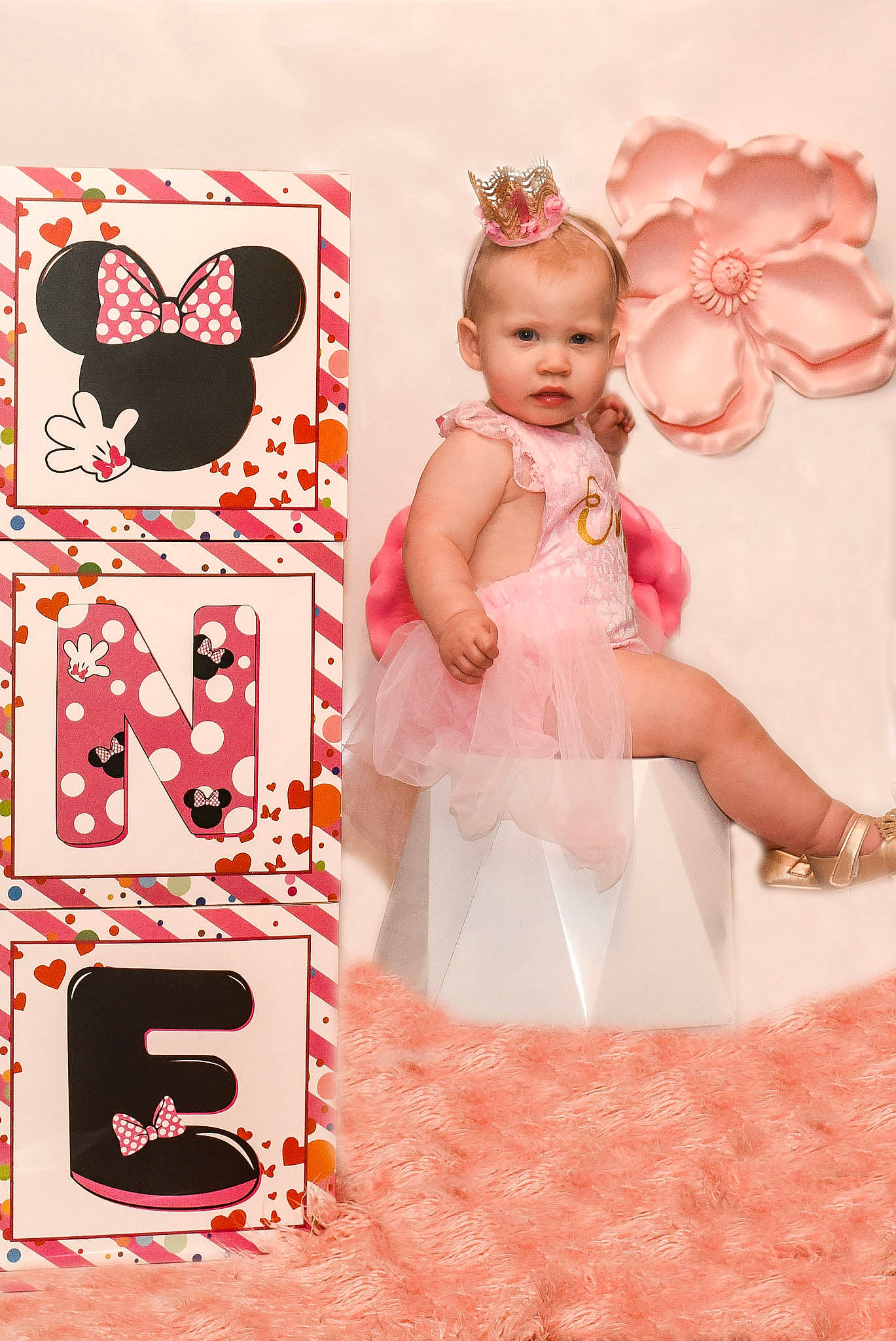 Jade joined the competition — help win amazing prizes! baby, baby_toddler_clothing, costume, embellishment, fashion_accessory, font, hair_accessory, happy, headband, headpiece, magenta, mythical_creature, paper_product, pattern, peach, person, petal, pink, ruffle, sleeve