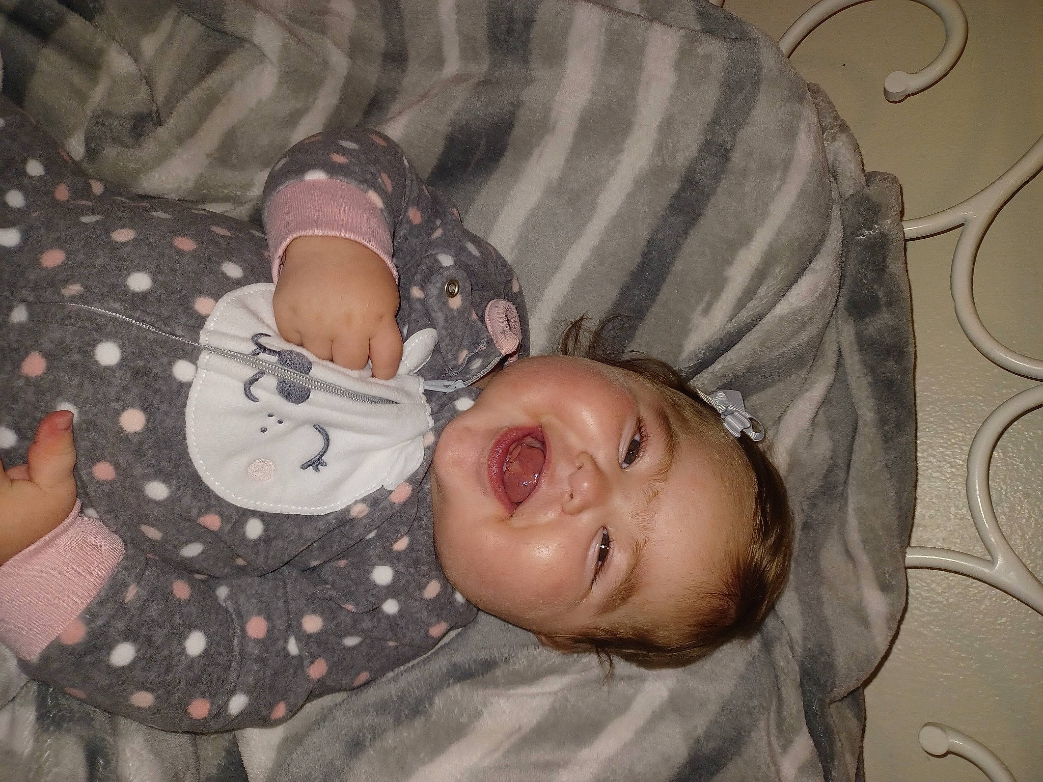 Lucelly is registered to the contest to win money with this photo: baby, baby_products, baby_toddler_clothing, cheek, child, comfort, eye, finger, happy, mouth, pattern, person, product, room, sleep, sleeve, smile, textile, toddler