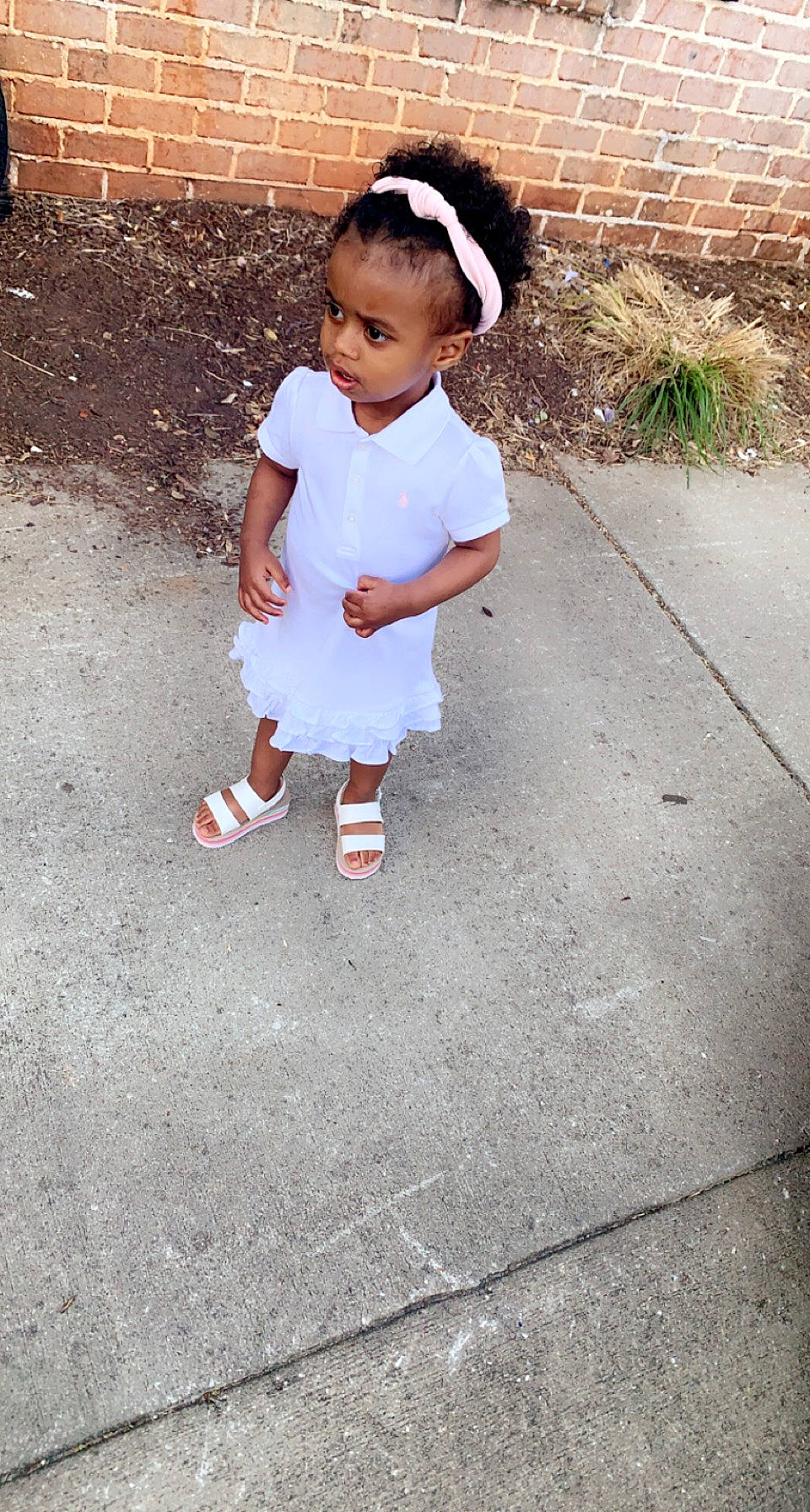 Kassidy joined the competition — help win amazing prizes! asphalt, baby_toddler_clothing, child, footwear, fun, gesture, grass, hairstyle, happy, head, human_leg, leg, people_in_nature, person, plant, recreation, road_surface, sidewalk, tar, tints_and_shades