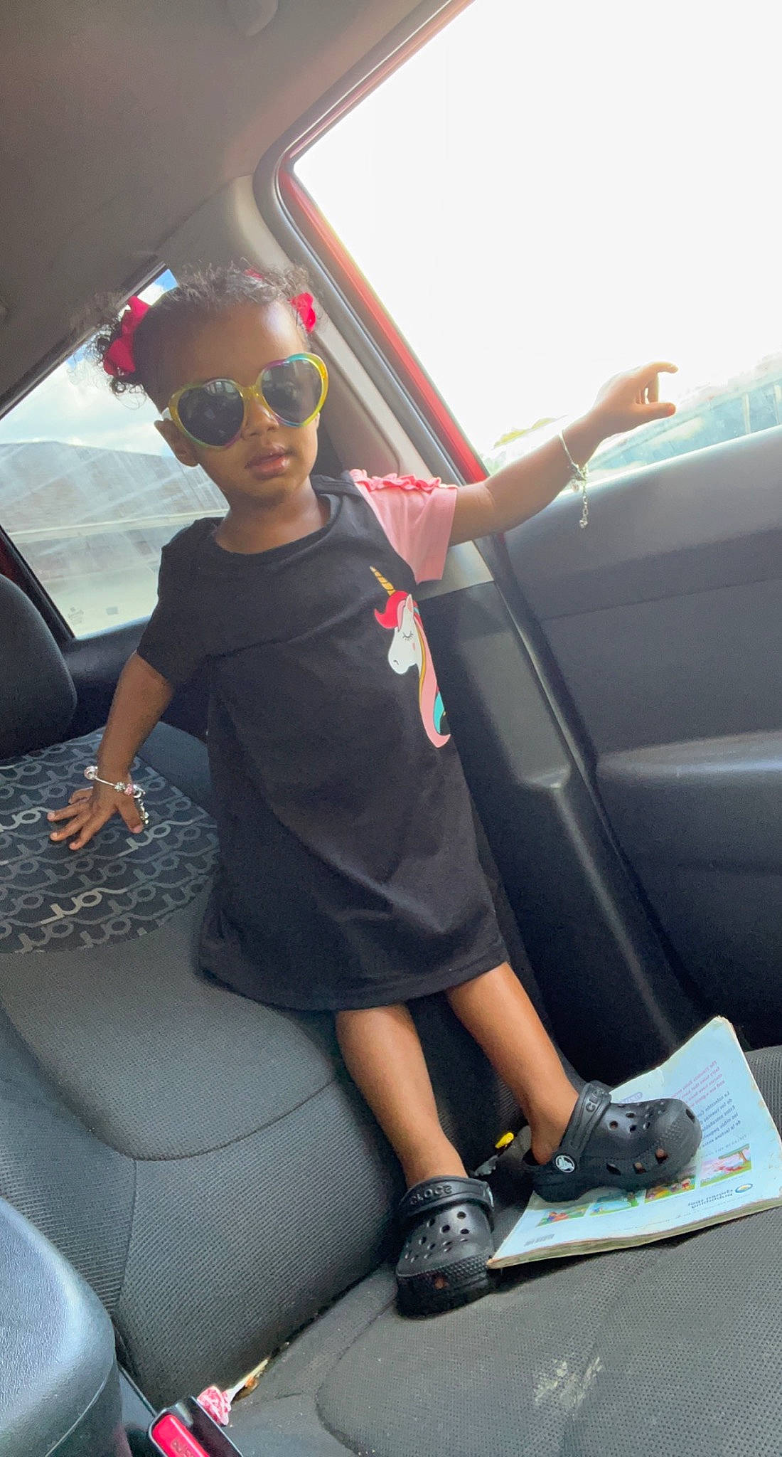 Kassidy joined the competition — help win amazing prizes! auto_part, automotive_design, automotive_exterior, car, car_seat, car_seat_cover, cool, eyewear, glasses, goggles, hairstyle, head_restraint, motor_vehicle, person, personal_luxury_car, sunglasses, thigh, travel, vehicle, vehicle_door