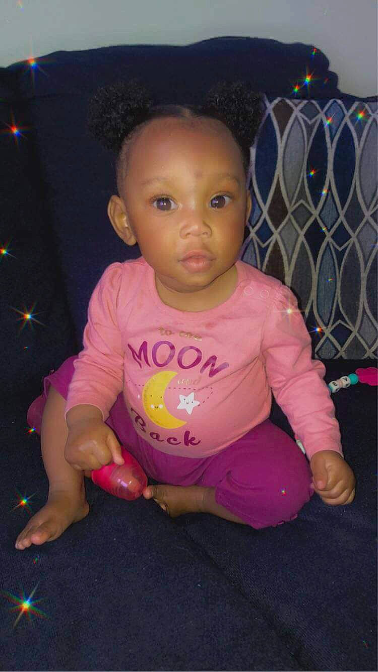 Aubrielle joined the competition — help win amazing prizes! baby_toddler_clothing, cheek, chin, eye, facial_expression, hair, hairstyle, hand, happy, head, human, human_body, lip, mouth, nose, person, product, purple, skin, sleeve