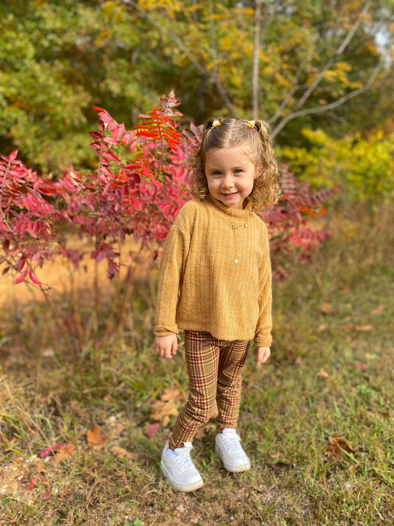 Mela joined the competition — help win amazing prizes! branch, child, deciduous, fawn, flower, forest, grass, grass_family, happy, head, joy, natural_landscape, nature, people_in_nature, person, plant, smile, toddler, tree, twig