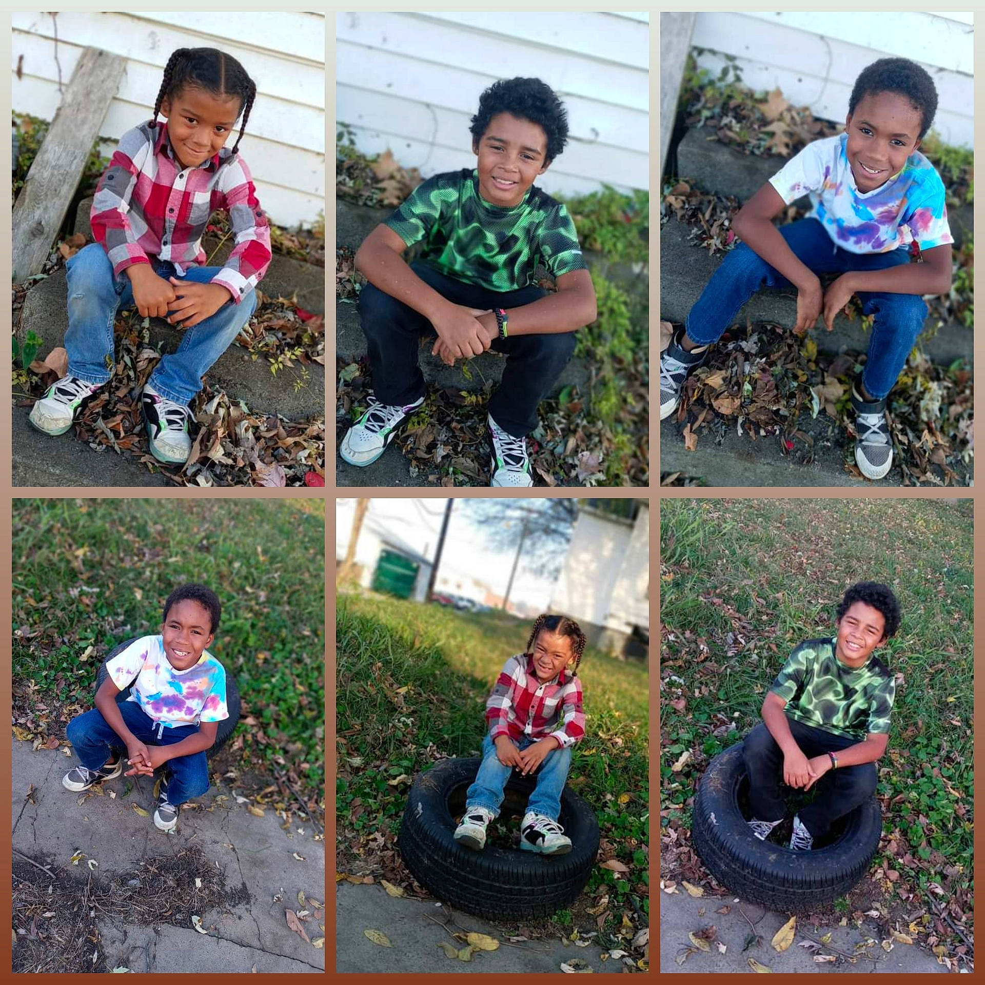 Malikeigh is registered to the contest to win money with this photo: arm, child, clothing, collage, electric_blue, facial_expression, grass, happy, joy, pattern, person, plant, play, product, recreation, sharing, shirt, shorts, sleeve, smile