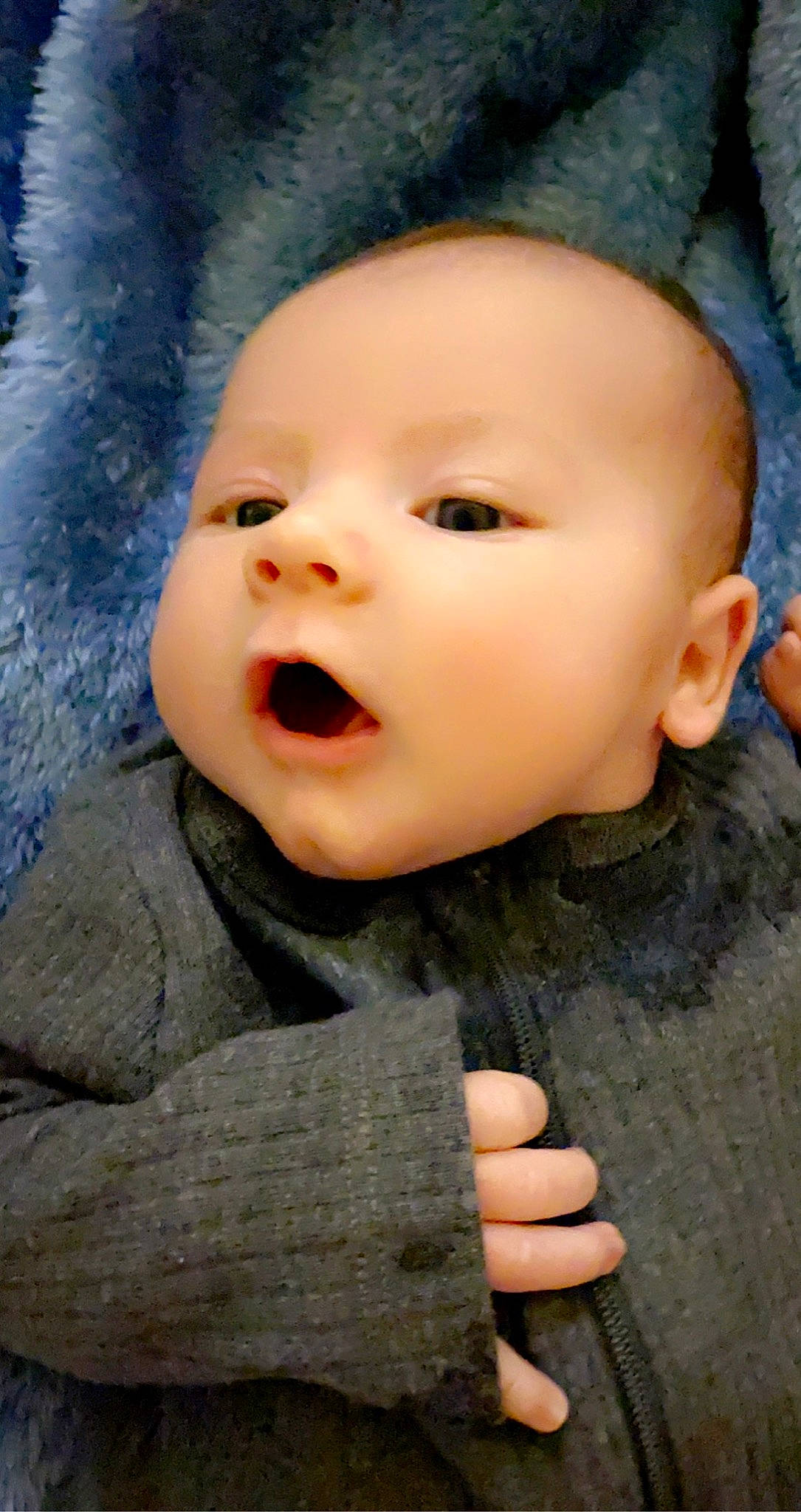 Everett joined the competition — help win amazing prizes! baby, baby_toddler_clothing, cheek, chin, close_up, eyebrow, flash_photography, fun, gesture, grass, happy, iris, lip, mouth, nose, people_in_nature, person, skin, sleeve, smile