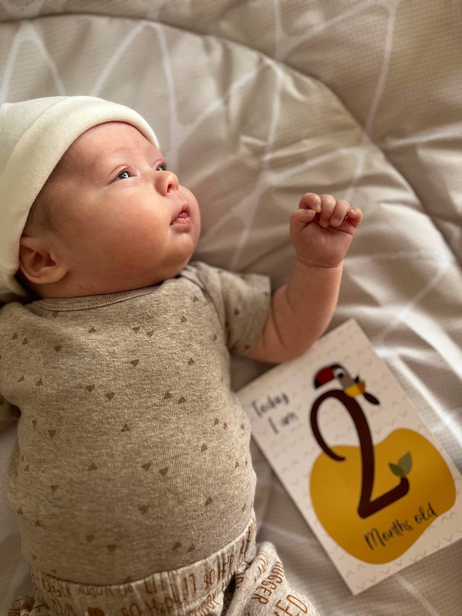 Luca joined the competition — help win amazing prizes! baby, baby_products, baby_sleeping, baby_toddler_clothing, cheek, child, comfort, doll, facial_expression, finger, happy, linens, lip, mammal, pattern, person, skin, sleeve, textile, toddler