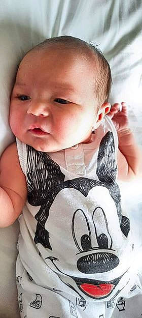 Brayton participe au concours pour gagner de l'argent avec cette photo : baby, baby_products, cheek, child, cool, ear, face, facial_expression, finger, forehead, hand, happy, head, mouth, nose, outerwear, person, photography, product, smile