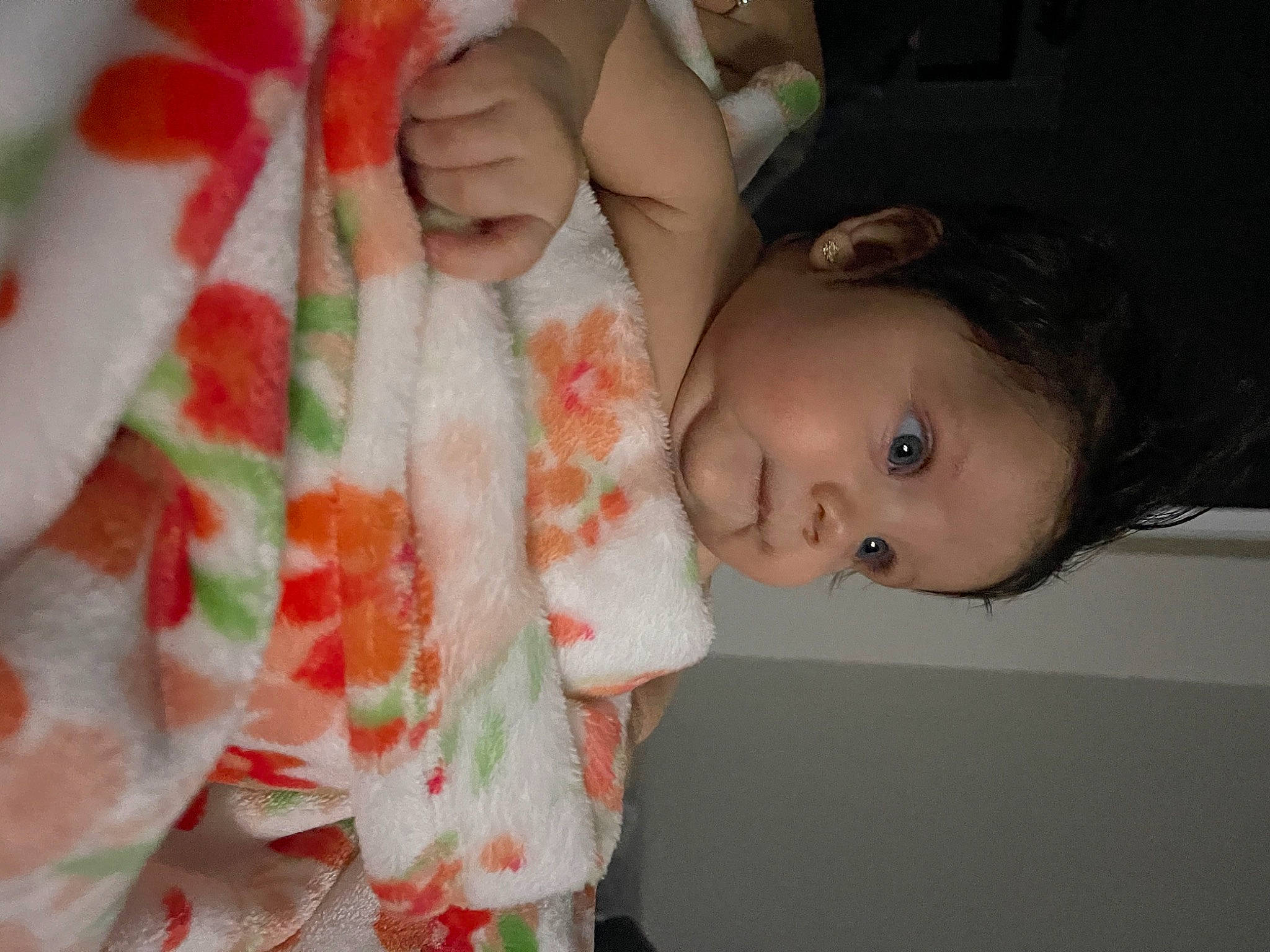 Aniyah is registered to the contest to win money with this photo: baby, baby_products, baby_toddler_clothing, child, dress, eyelash, flesh, happy, linens, lip, nail, nose, pattern, peach, person, petal, room, skin, sweetness, toddler