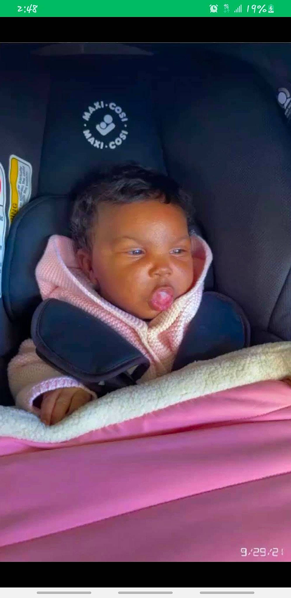 Jurnee joined the competition — help win amazing prizes! baby, baby_carriage, baby_in_car_seat, baby_products, baby_safety, car_seat, chair, child, comfort, eyebrow, fun, happy, nose, person, product, seat_belt, sitting, skin, toddler, vehicle_door