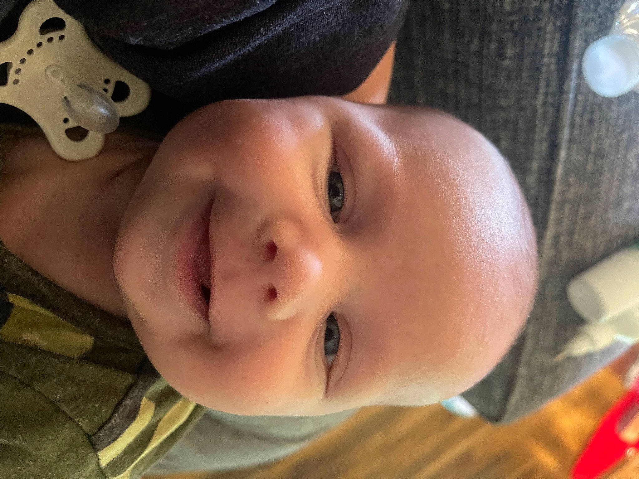 Weston joined the competition — help win amazing prizes! baby, black, cheek, chin, eyebrow, eyelash, facial_expression, finger, forehead, head, joy, lip, mammal, mouth, neck, nose, organ, person, plant, skin
