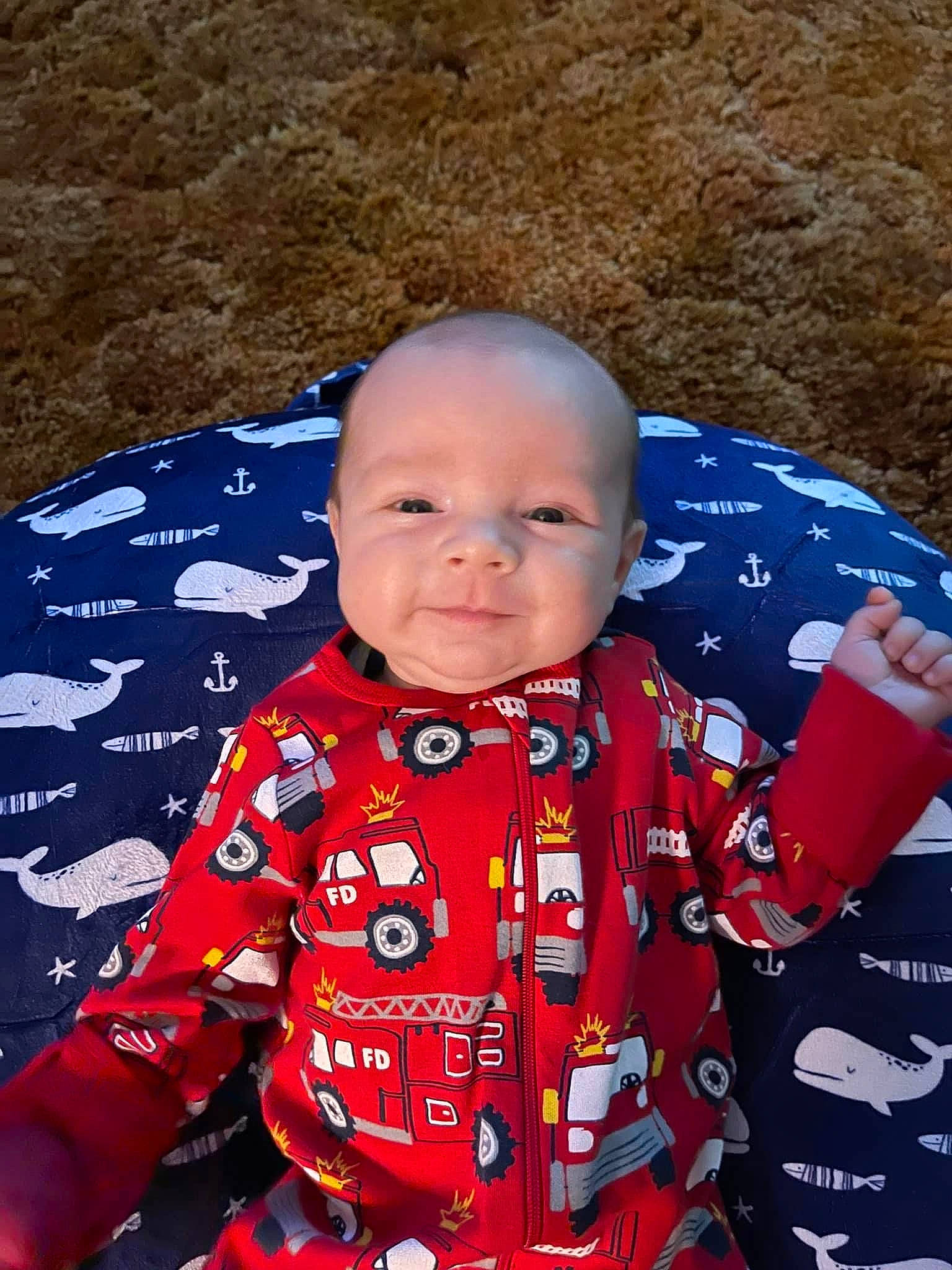 Emmitt joined the competition — help win amazing prizes! baby, baby_toddler_clothing, child, cool, design, electric_blue, fun, grass, happy, human_body, outerwear, pattern, people_in_nature, person, photograph, sleeve, smile, t_shirt, textile, toddler