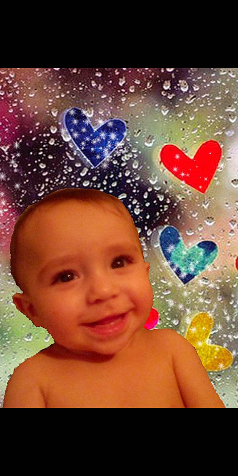 Alejandro is registered to the contest to win money with this photo: baby, child, fashion_accessory, fun, hair_accessory, happy, head, headgear, heart, joy, person, photomontage, smile, toddler