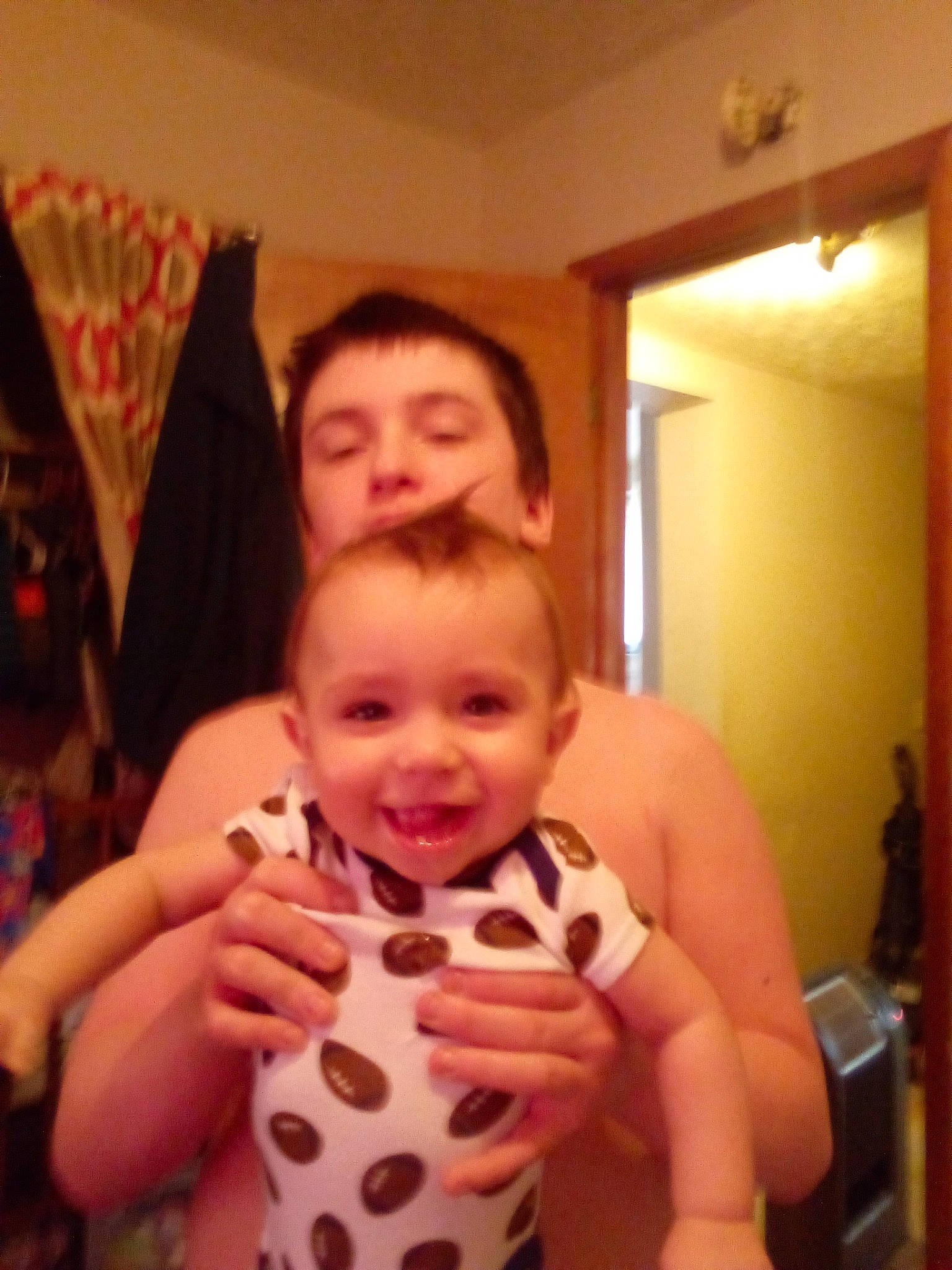 Alejandro joined the competition — help win amazing prizes! arm, baby, cheek, child, ear, eye, face, finger, fun, head, iris, joy, leg, mouth, neck, person, room, skin, smile, standing