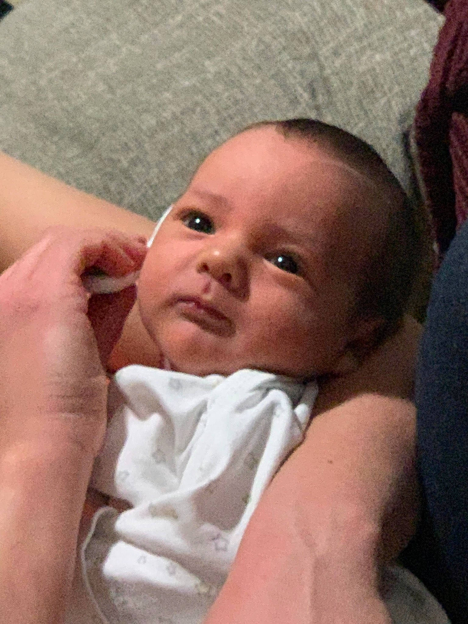 Westin is registered to the contest to win money with this photo: abdomen, baby, cheek, chest, child, comfort, ear, eyebrow, eyelash, finger, gesture, hand, lip, mouth, neck, person, skin, stomach, thumb, toddler