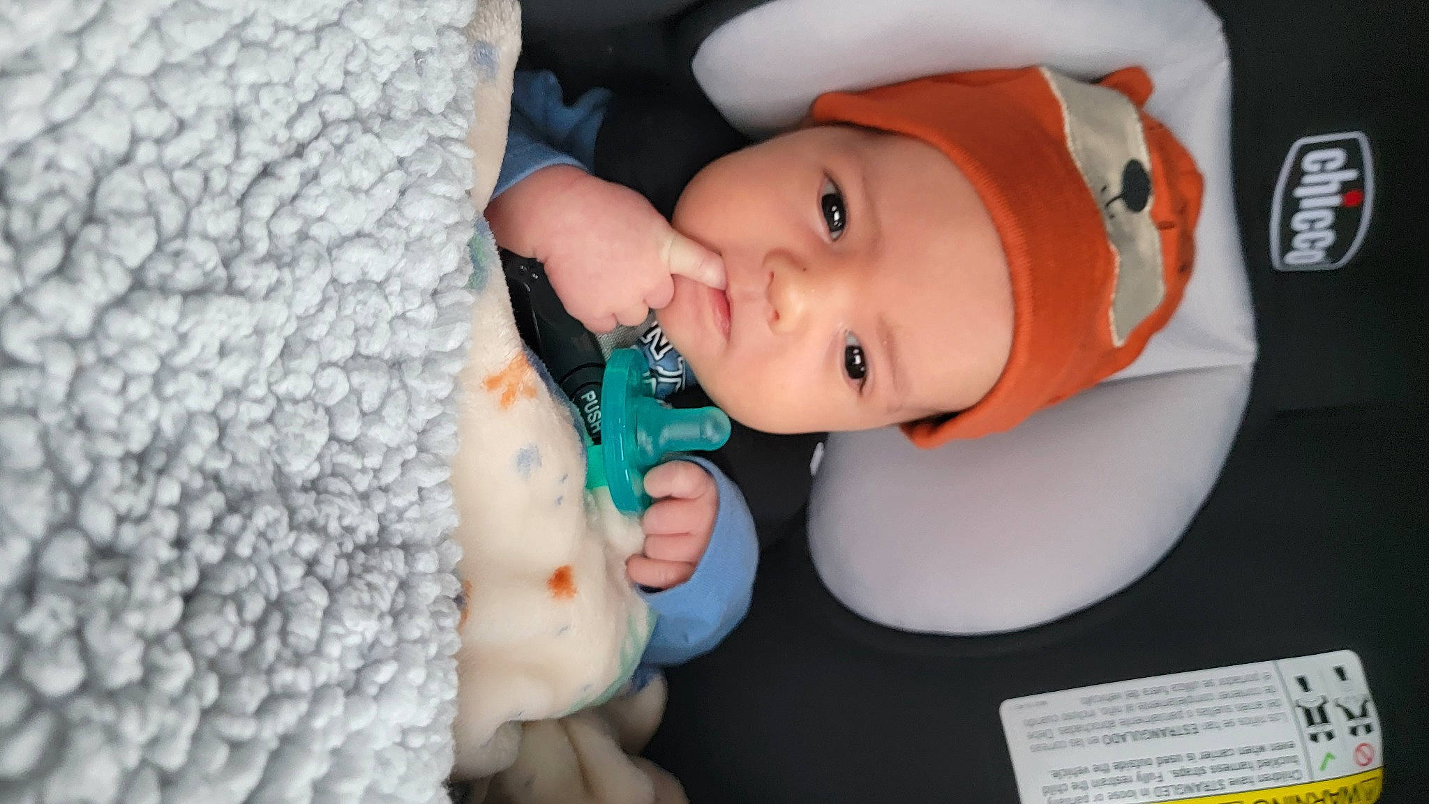 Westin is registered to the contest to win money with this photo: baby, baby_products, baby_toddler_clothing, cheek, child, eyelash, fashion_accessory, finger, happy, hat, headwear, nail, person, smile, sweetness, toddler