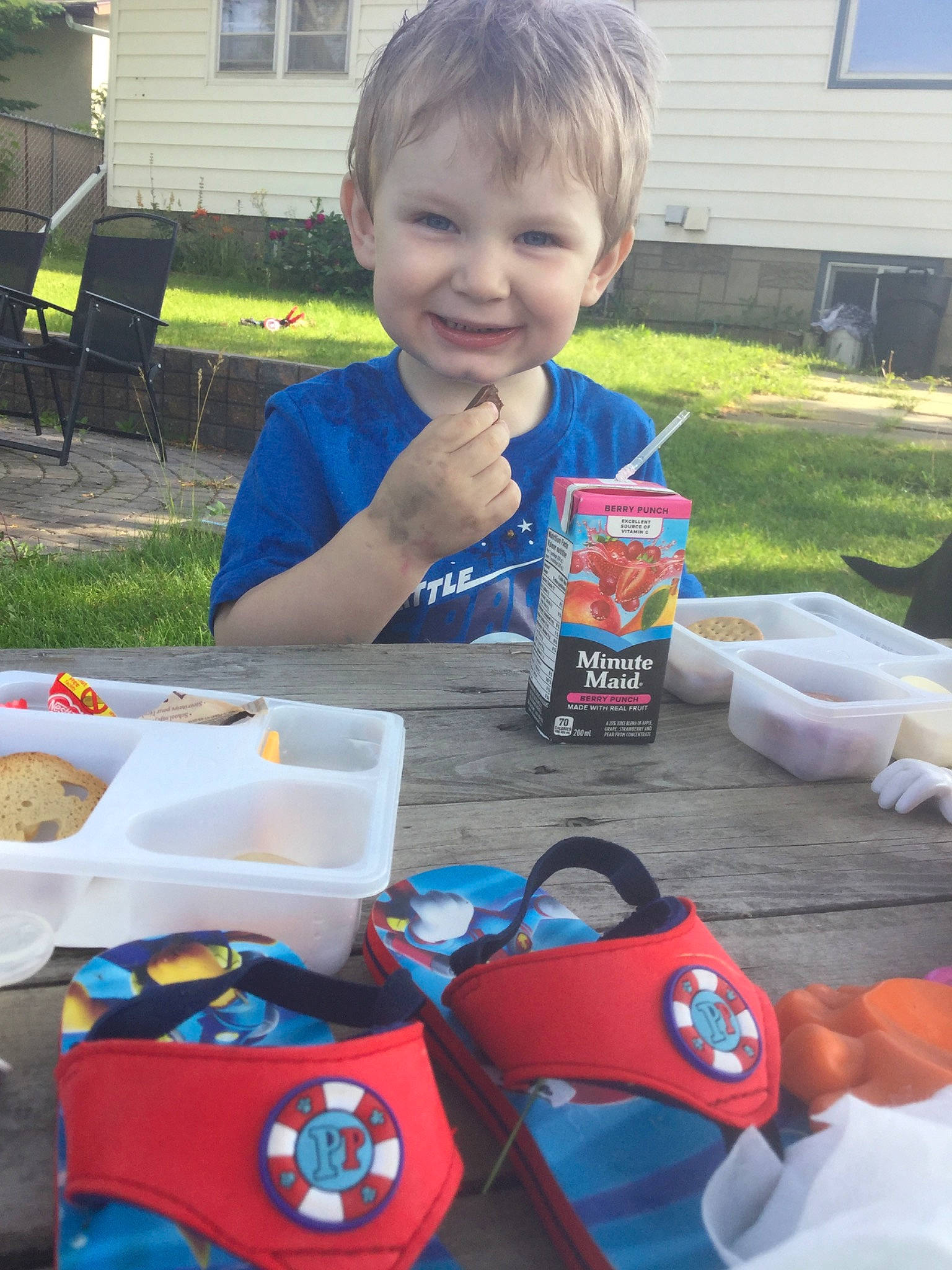 Andy joined the competition — help win amazing prizes! child, fictional_character, games, joy, meal, person, play, summer, toddler, vacation