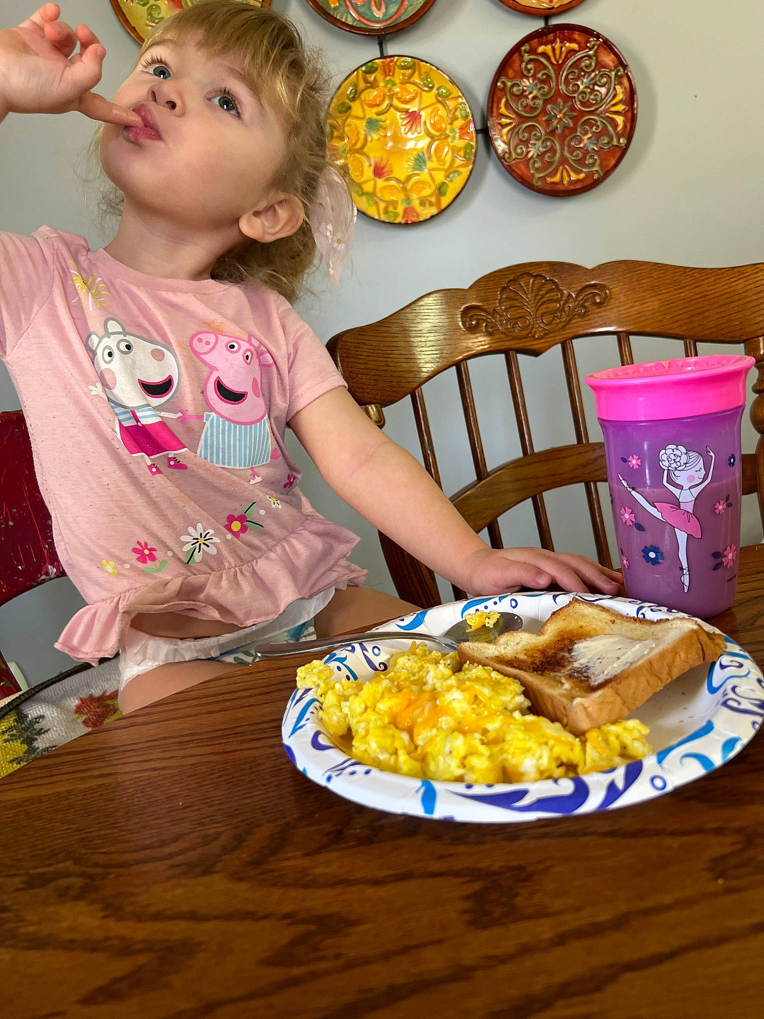 Ashlyn joined the competition — help win amazing prizes! baby_toddler_clothing, chair, comfort_food, cuisine, dish, dress, event, finger_food, food, happy, ingredient, junk_food, person, plate, recipe, sharing, sweetness, table, tableware, toddler