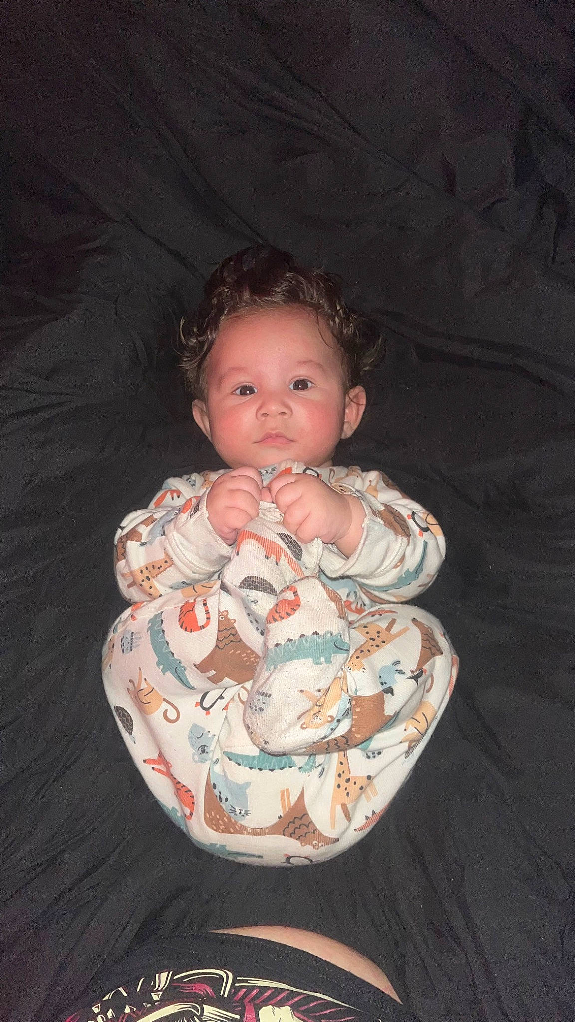 Brian joined the competition — help win amazing prizes! baby, baby_products, baby_toddler_clothing, bib, chair, cheek, child, comfort, dress, flash_photography, fun, human_body, iris, lip, nose, pattern, person, skin, sleeve, toddler