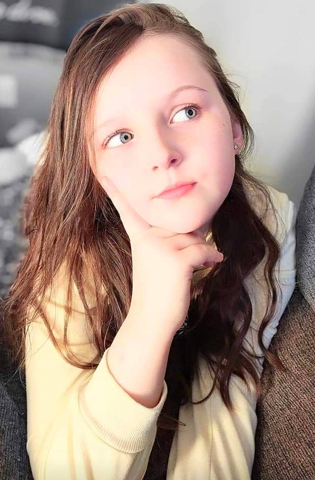 Kaylynn joined the competition — help win amazing prizes! blond, brown_hair, cheek, chin, close_up, eye, eyebrow, eyelash, flash_photography, gesture, happy, iris, jaw, layered_hair, lip, long_hair, neck, nose, person, shoulder