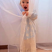 Victoire participe au concours pour gagner de l'argent avec cette photo : adorable, bows, child, curtain, cute, dress, full_body, hands_clutching, hardwood_floor, indoor, light, mouth_open, peeking, playful, portrait, sheer_curtain, shoes, surprised_expression, toddler, window_area