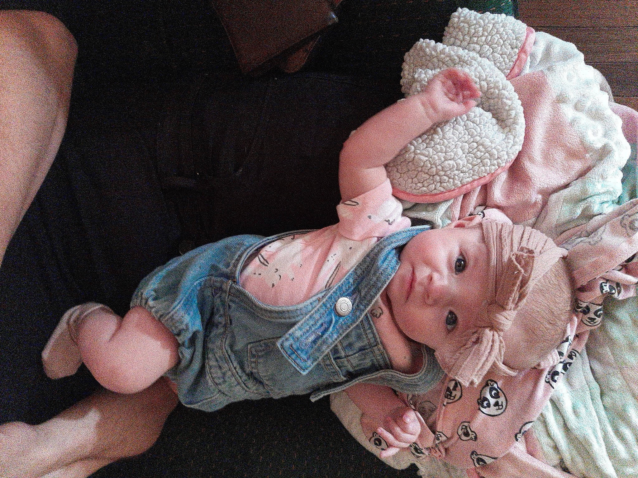 Genesis joined the competition — help win amazing prizes! baby, baby_toddler_clothing, chest, child, comfort, dress, embellishment, eye, finger, gesture, hand, headpiece, headwear, jewellery, nail, person, pink, skin, thumb, toddler