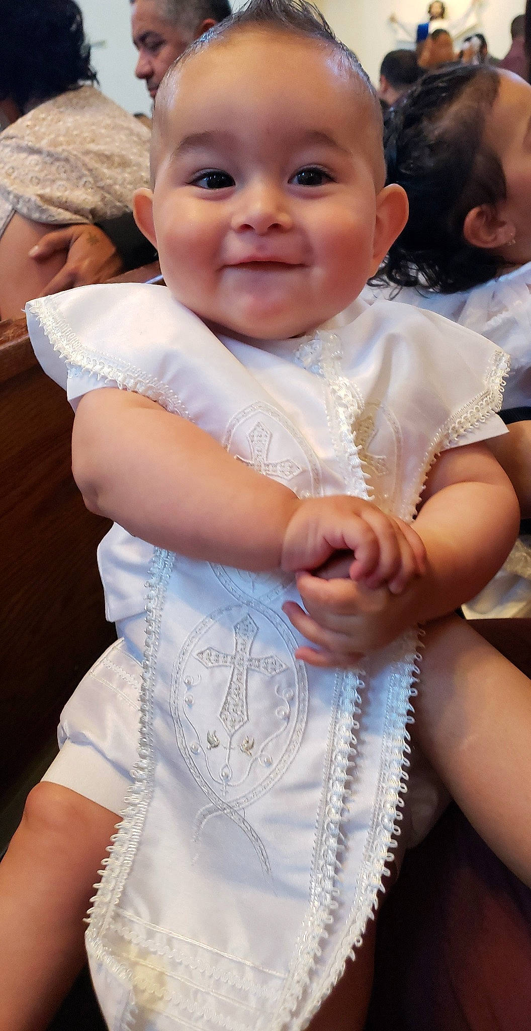 Ismael joined the competition — help win amazing prizes! arm, baby, cheek, child, joy, person, skin, smile, toddler