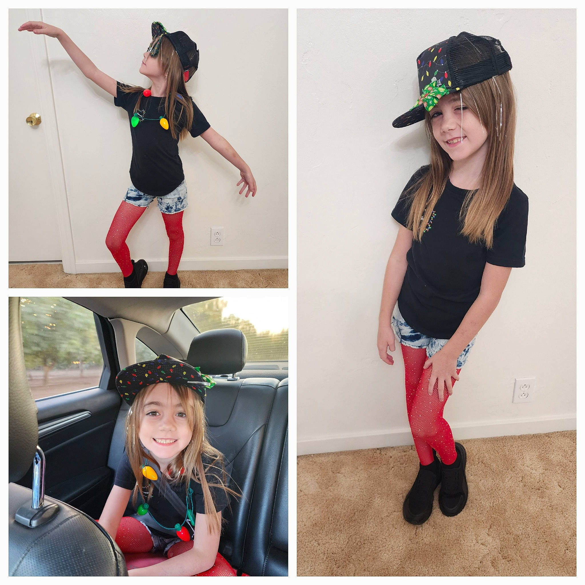 Jocelyn joined the competition — help win amazing prizes! arm, beauty, child, cool, facial_expression, fashion, fun, gesture, happy, headgear, headwear, joy, magenta, neck, outerwear, person, photograph, product, shoe, sleeve