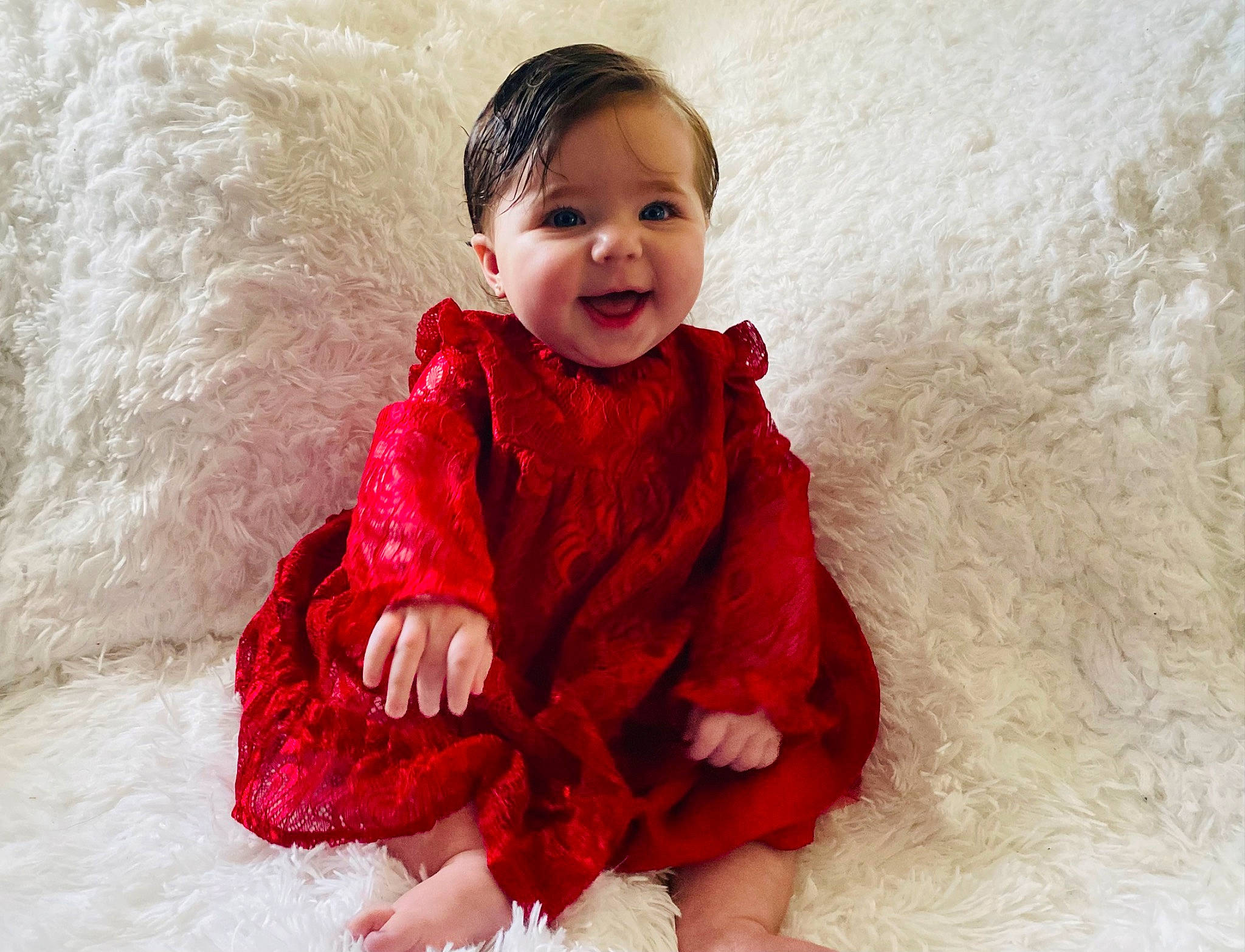 Lavender joined the competition — help win amazing prizes! baby_toddler_clothing, cheek, child, close_up, comfort, flash_photography, fun, fur, gesture, happy, joy, lip, magenta, neck, nose, outerwear, person, pink, skin, sleeve