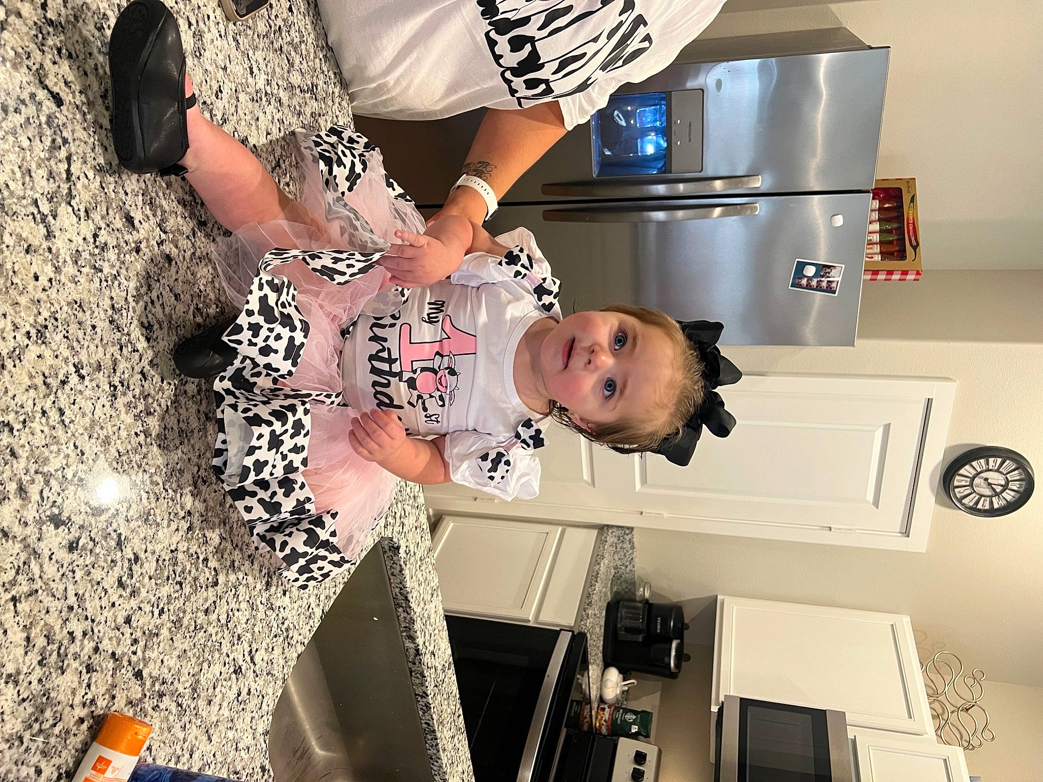 Lavender joined the competition — help win amazing prizes! baby, cone, elbow, fashion_design, flooring, fun, gesture, happy, pattern, person, room, t_shirt, toddler, wrist