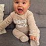 architecture, baby, babylaughing, clothing, couch, cushion, face, furniture, happy, head, homedecor, laughing, longsleeve, pants, person, photography, portrait, sitting, sleeve, smile