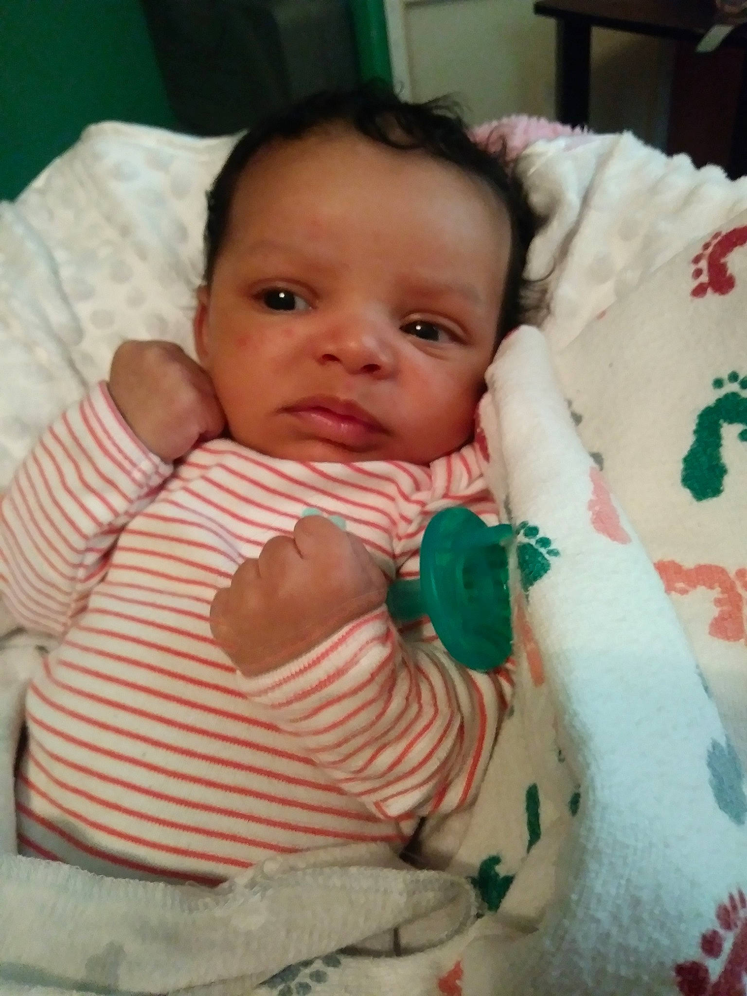 Hazel joined the competition — help win amazing prizes! baby_products, bedtime, cheek, child, day, eye, face, finger, girl, head, infant, iris, lip, mouth, nose, person, product, skin, smile, textile