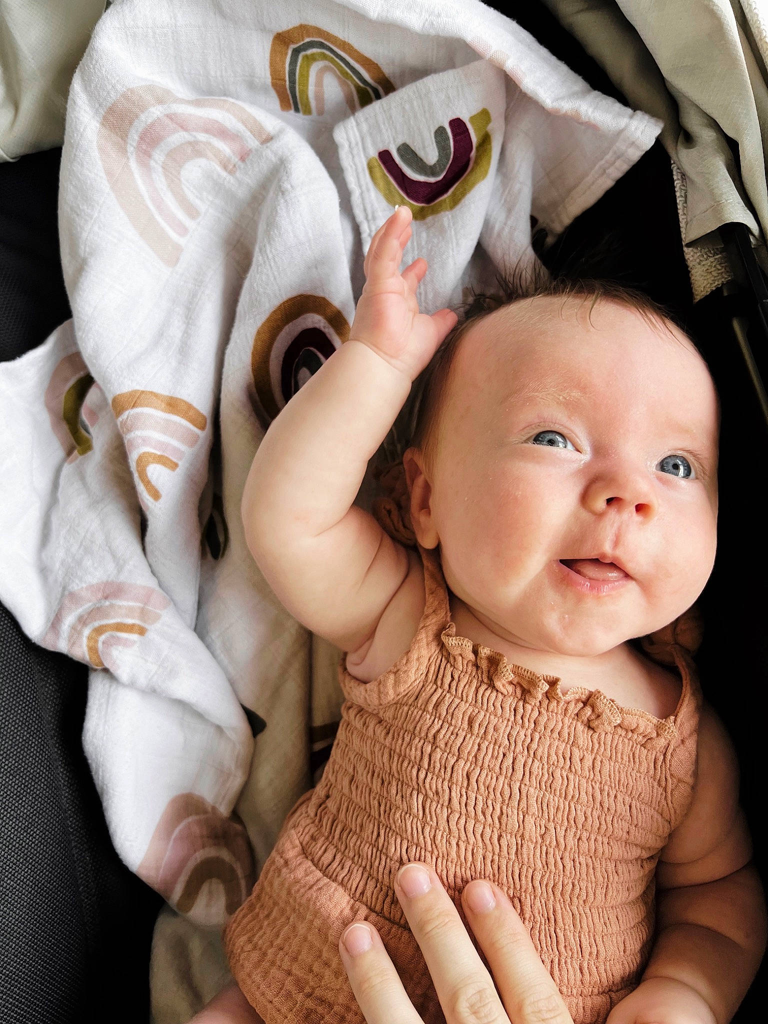 June joined the competition — help win amazing prizes! baby, baby_products, baby_toddler_clothing, cheek, child, comfort, eye, fashion_accessory, gesture, happy, mouth, organ, person, photograph, skin, smile, textile, thumb, toddler, toy