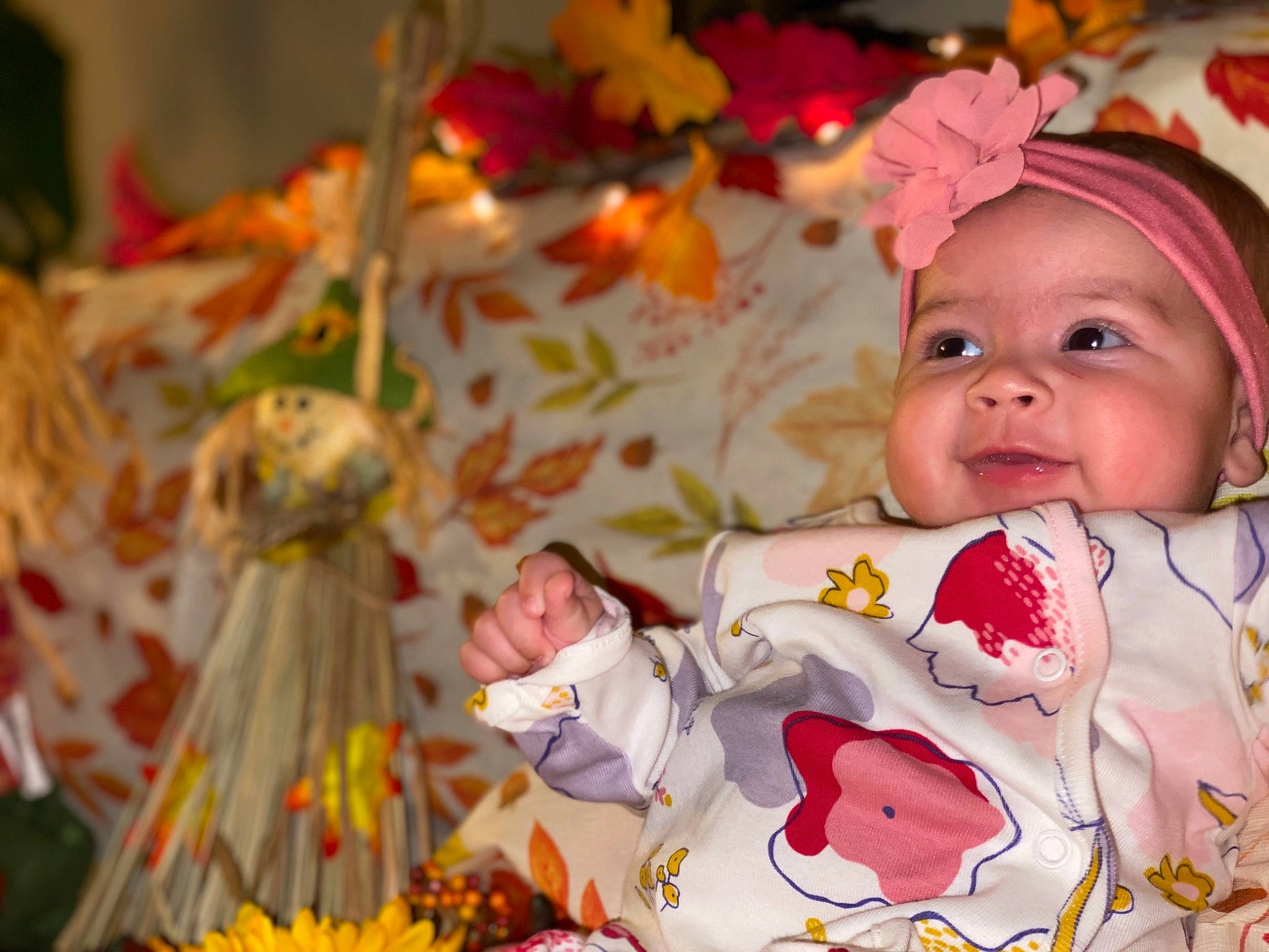 Arianna joined the competition — help win amazing prizes! baby, cheek, child, floral_design, flower, headwear, person, plant, toddler