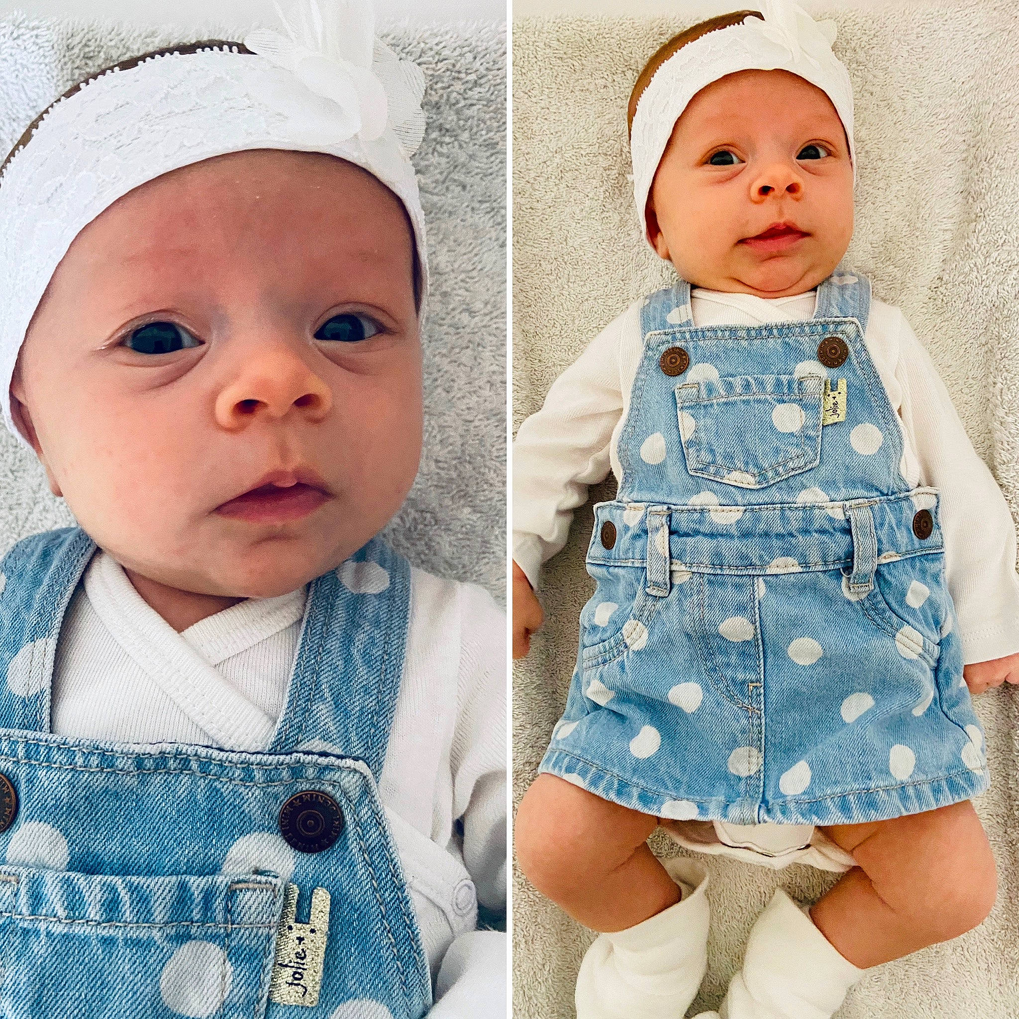 Isys participe au concours pour gagner de l'argent avec cette photo : baby, baby_products, baby_toddler_clothing, child, clothing, denim, design, dress, face, head, headgear, headwear, jeans, outerwear, pattern, person, product, skin, sleeve, textile