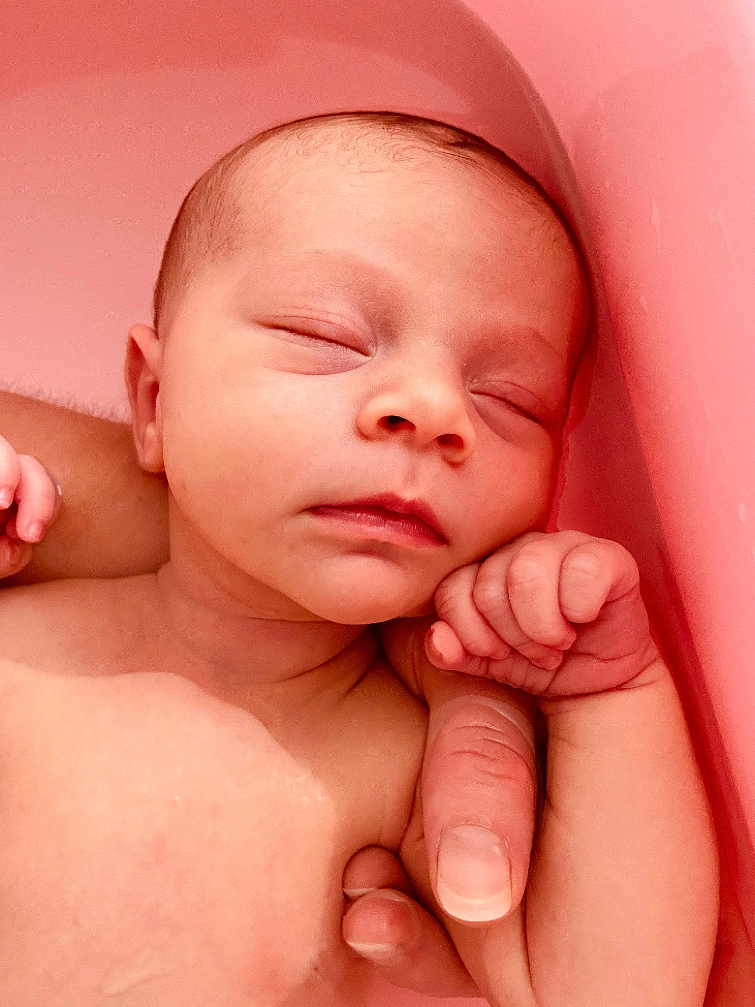 Isys a rejoint le concours — aidez-le/la à gagner de superbes lots ! baby, baby_sleeping, birth, cheek, child, close_up, face, finger, flesh, hand, head, lip, mouth, muscle, nail, nose, person, photography, pink, skin