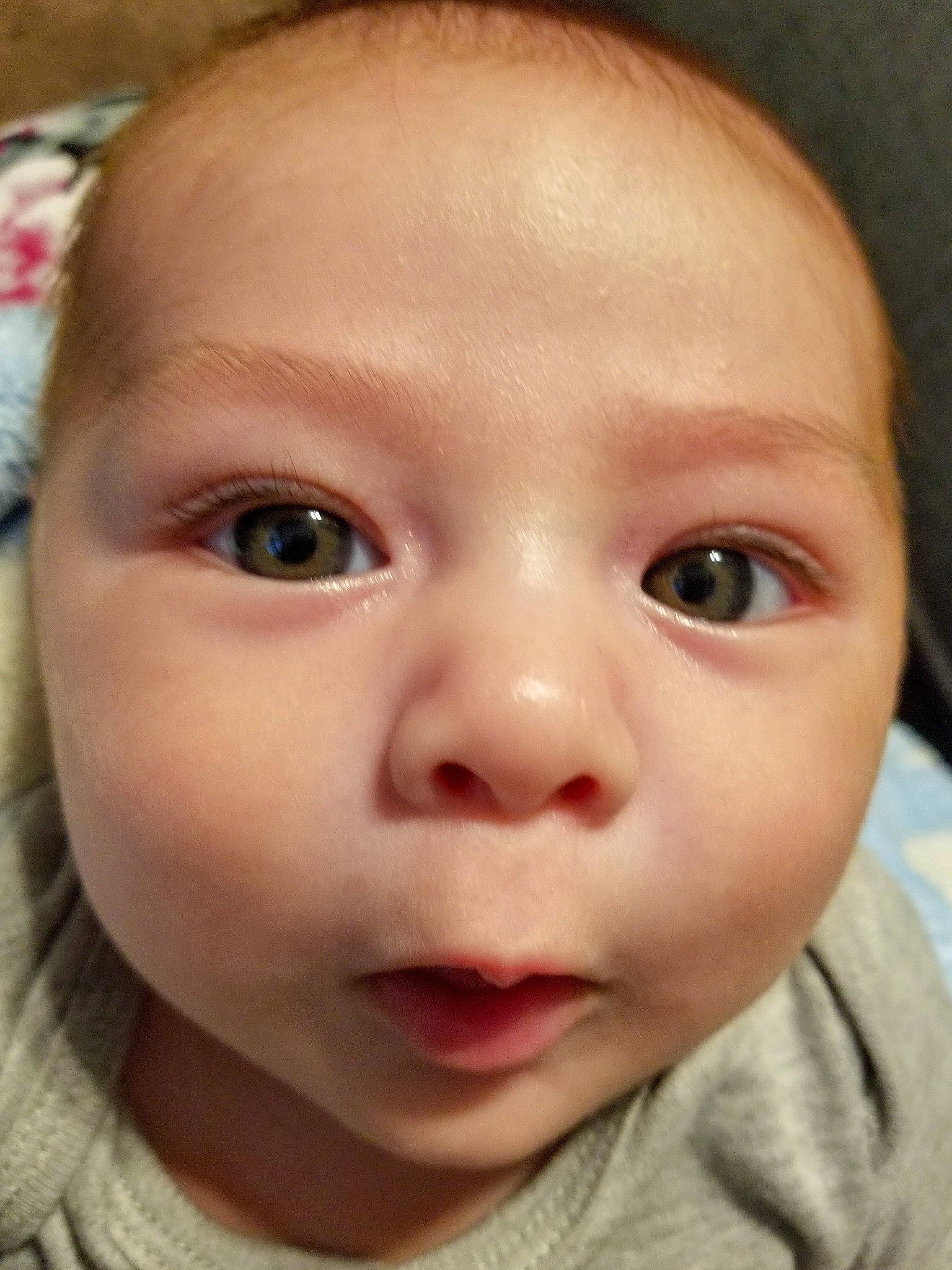 Teo is registered to the contest to win money with this photo: baby, baby_making_funny_faces, cheek, child, chin, close_up, ear, eye, eyebrow, eyelash, face, facial_expression, forehead, head, iris, lip, mouth, nose, person, skin