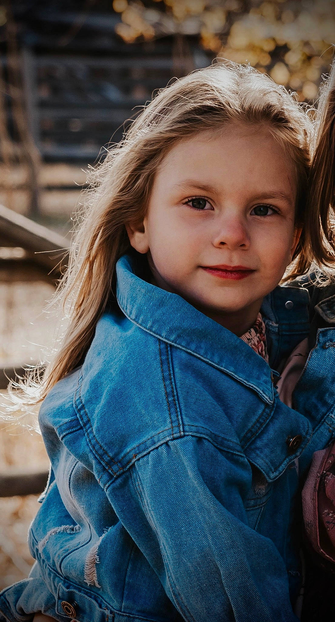 Brynlee joined the competition — help win amazing prizes! blond, brown_hair, cool, denim, electric_blue, eye, flash_photography, fur, grass, happy, iris, joy, lip, long_hair, outerwear, people_in_nature, person, skin, smile, tree