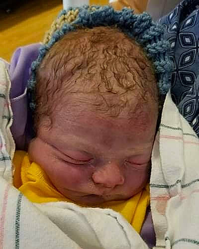 Xayden joined the competition — help win amazing prizes! baby, birth, cheek, child, chin, ear, face, fashion_accessory, forehead, hair, hair_accessory, head, headband, headgear, nap, nose, skin, sleep, toddler