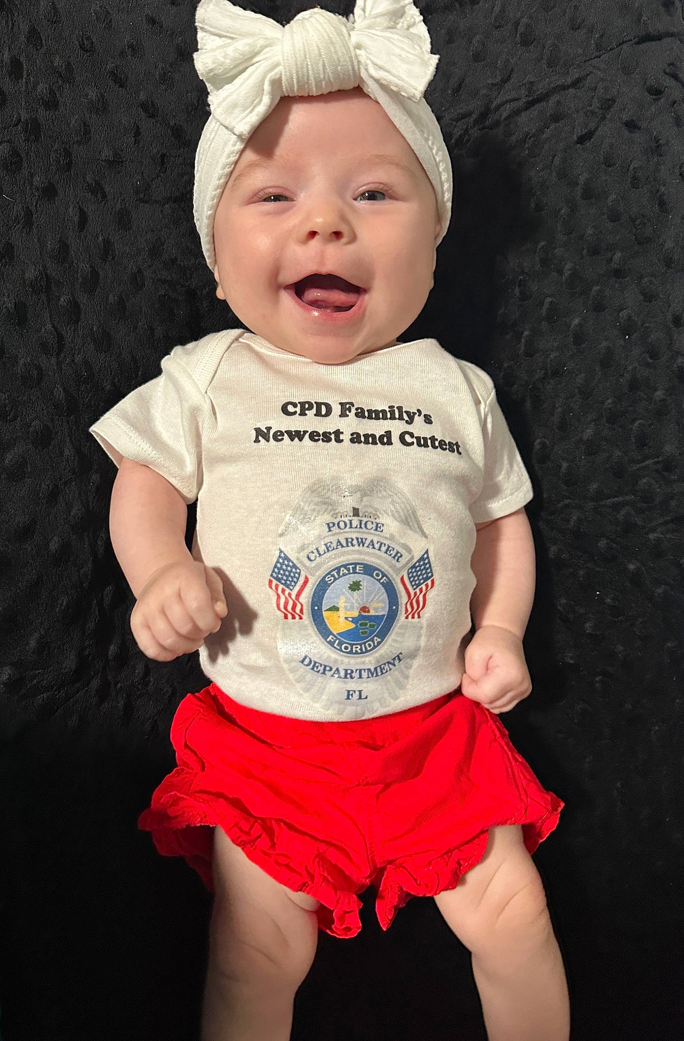 Haisley joined the competition — help win amazing prizes! baby, baby_toddler_clothing, cap, cheek, chin, cool, eye, face, fun, happy, head, headwear, organ, person, pink, shorts, skin, sleeve, smile, t_shirt