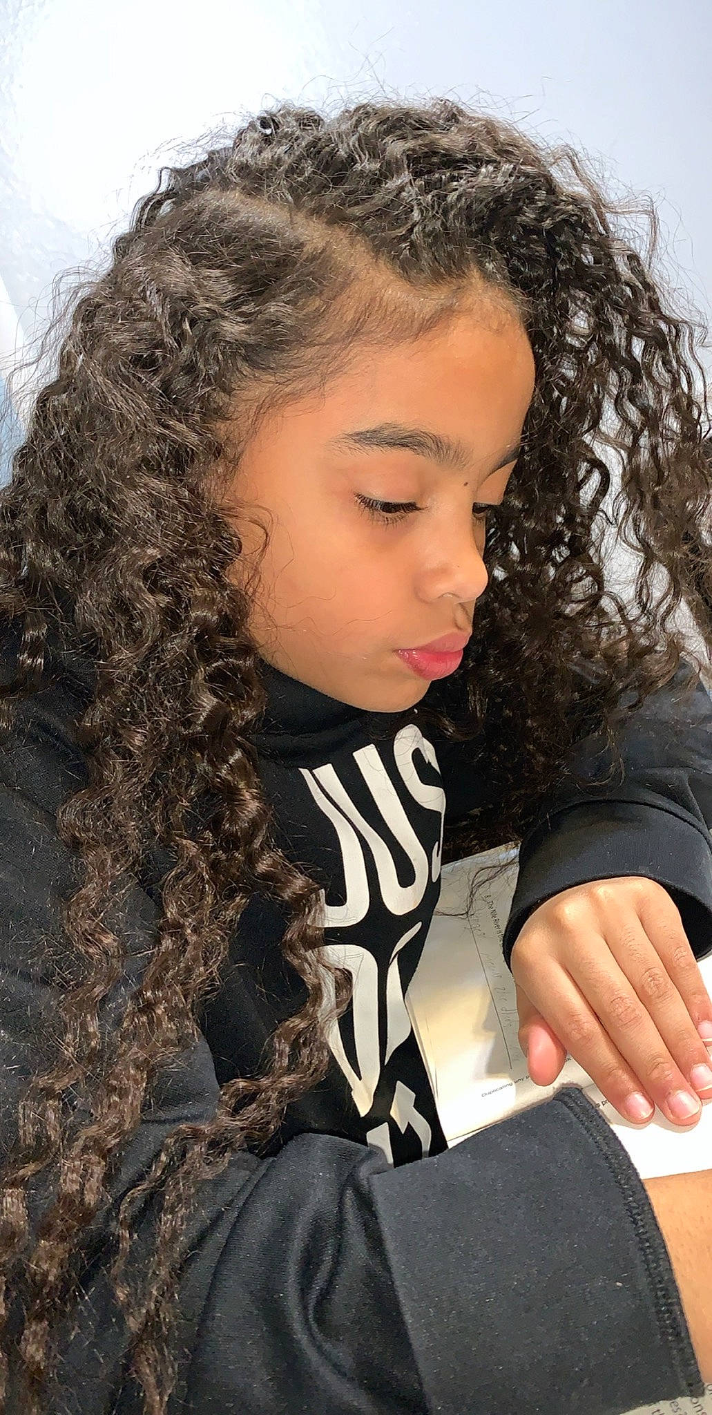 Jayden is registered to the contest to win money with this photo: beauty, black_hair, hair, hairstyle, human, jheri_curl, lace_wig, long_hair, person, s_curl