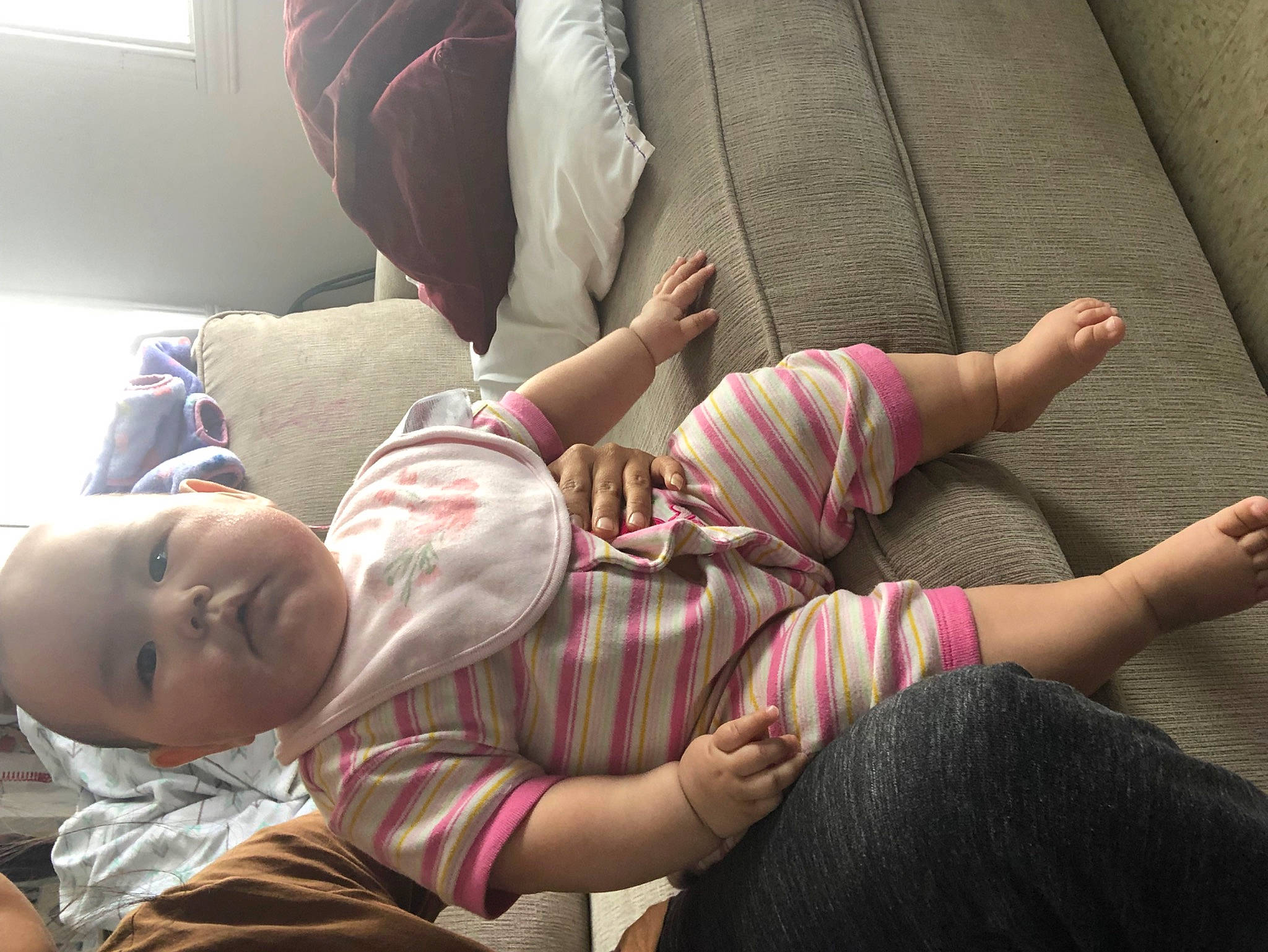 Christina joined the competition — help win amazing prizes! arm, baby, baby_toddler_clothing, child, comfort, elbow, fun, gesture, hand, human_body, human_leg, joint, knee, lap, leg, mouth, person, skin, thigh, thumb