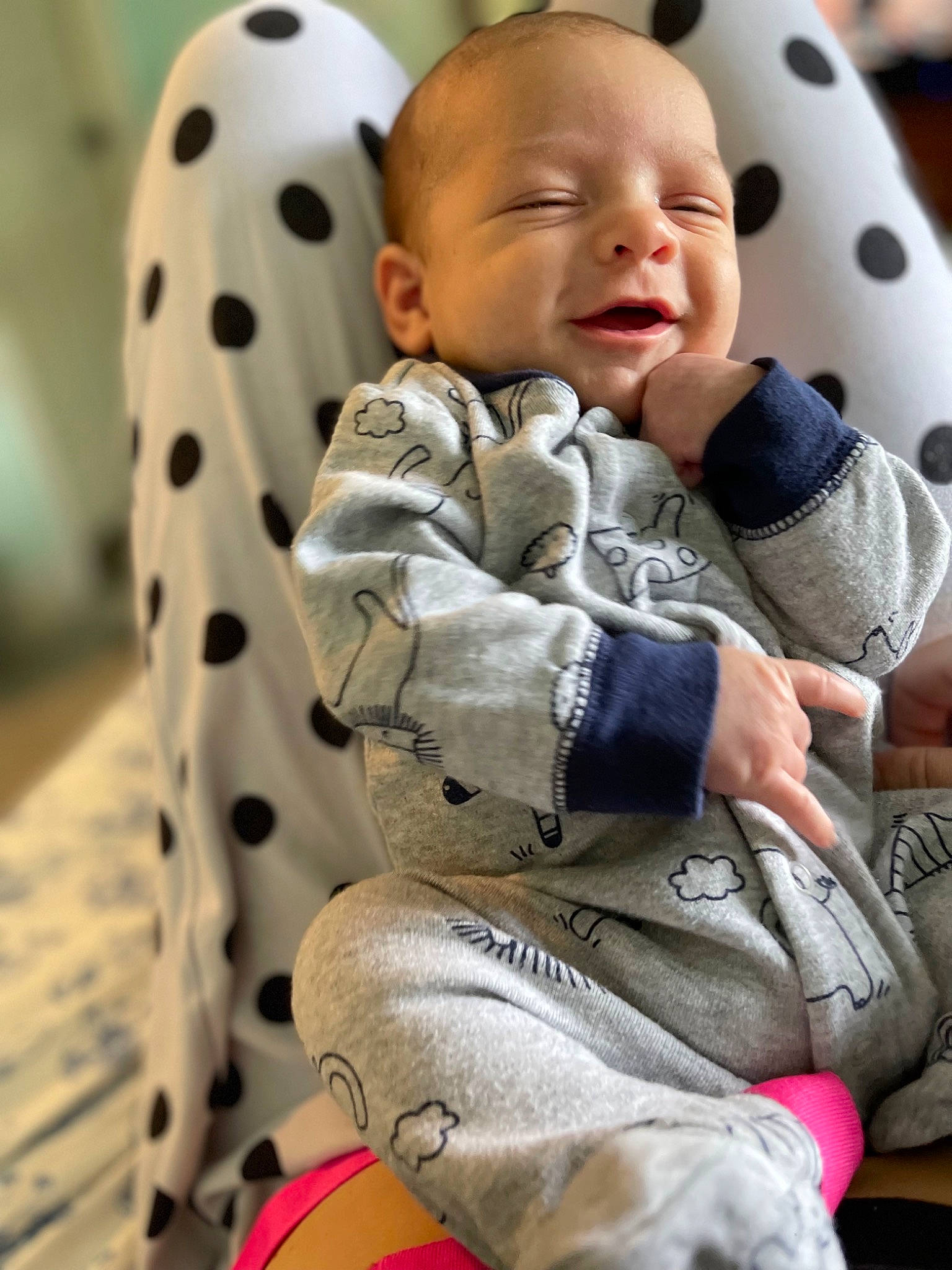 Isaac joined the competition — help win amazing prizes! baby, baby_toddler_clothing, beauty, cheek, child, collar, comfort, face, happy, head, human_body, knee, person, photograph, product, skin, sleeve, snapshot, textile, toddler