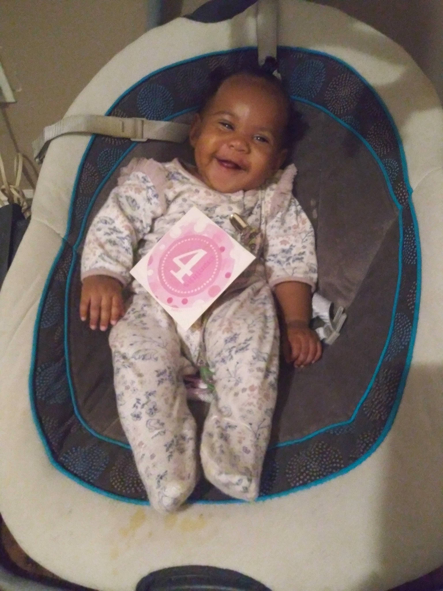 K'Miya is registered to the contest to win money with this photo: baby, child, person, product, toddler