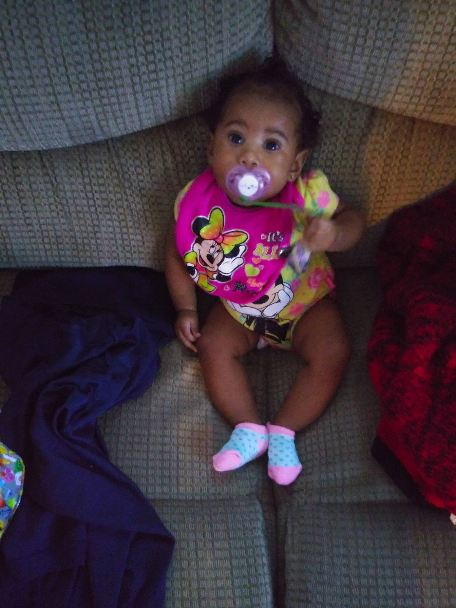 K'Miya joined the competition — help win amazing prizes! baby, cheek, child, fun, magenta, person, pink, play, skin, smile, toddler