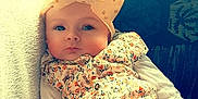 Jade participe au concours pour gagner de l'argent avec cette photo : adorable, baby, bow, child, clothing, comfortable, cute, eyes, face, fashion, floral_pattern, headband, indoors, infant, person, polka_dot, portrait, sitting, soft_texture, young