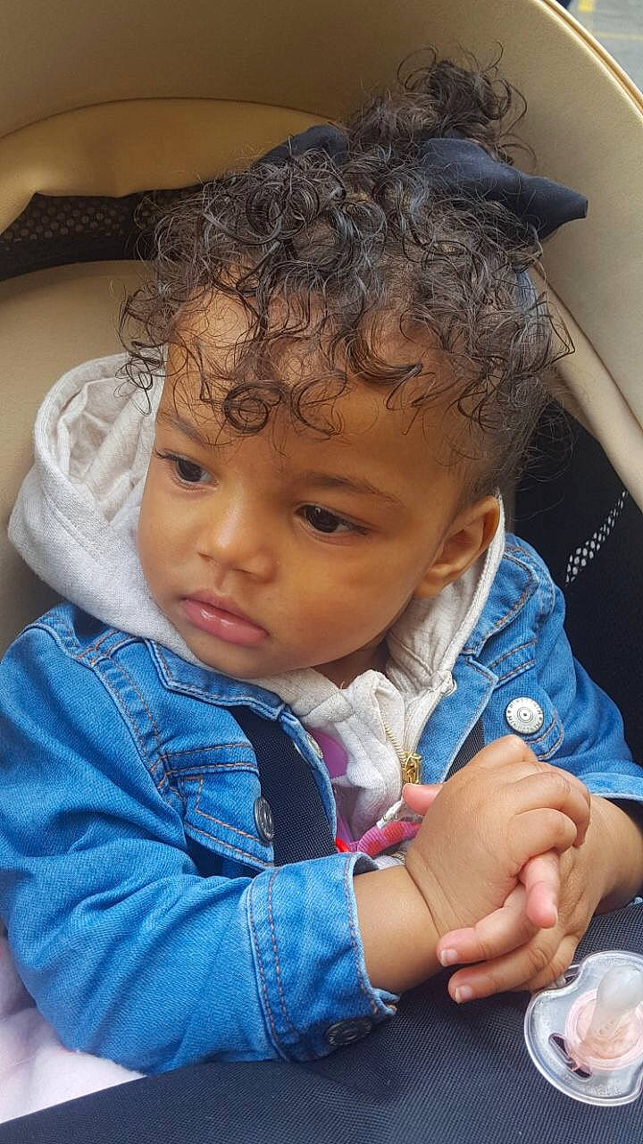 Imany participe au concours pour gagner de l'argent avec cette photo : baby, cheek, child, finger, gesture, hand, nose, person, sitting, thumb, toddler