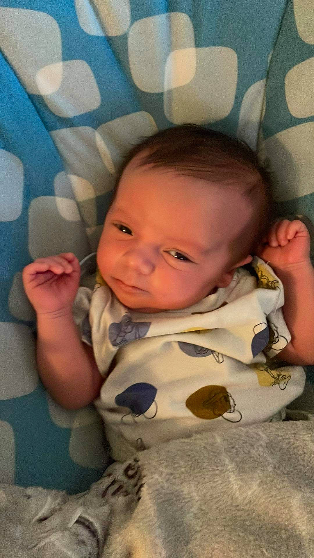 Christian is registered to the contest to win money with this photo: baby, baby_toddler_clothing, cheek, chin, comfort, eye, facial_expression, gesture, hairstyle, head, iris, lip, mammal, mouth, nose, organ, person, product, skin, sleeve