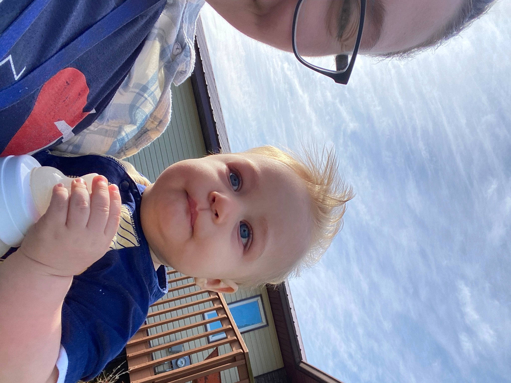 Francis is registered to the contest to win money with this photo: azure, child, chin, cloud, cool, eyelash, eyewear, fun, gesture, happy, leisure, mouth, nose, person, skin, sky, smile, toddler, tree, vacation