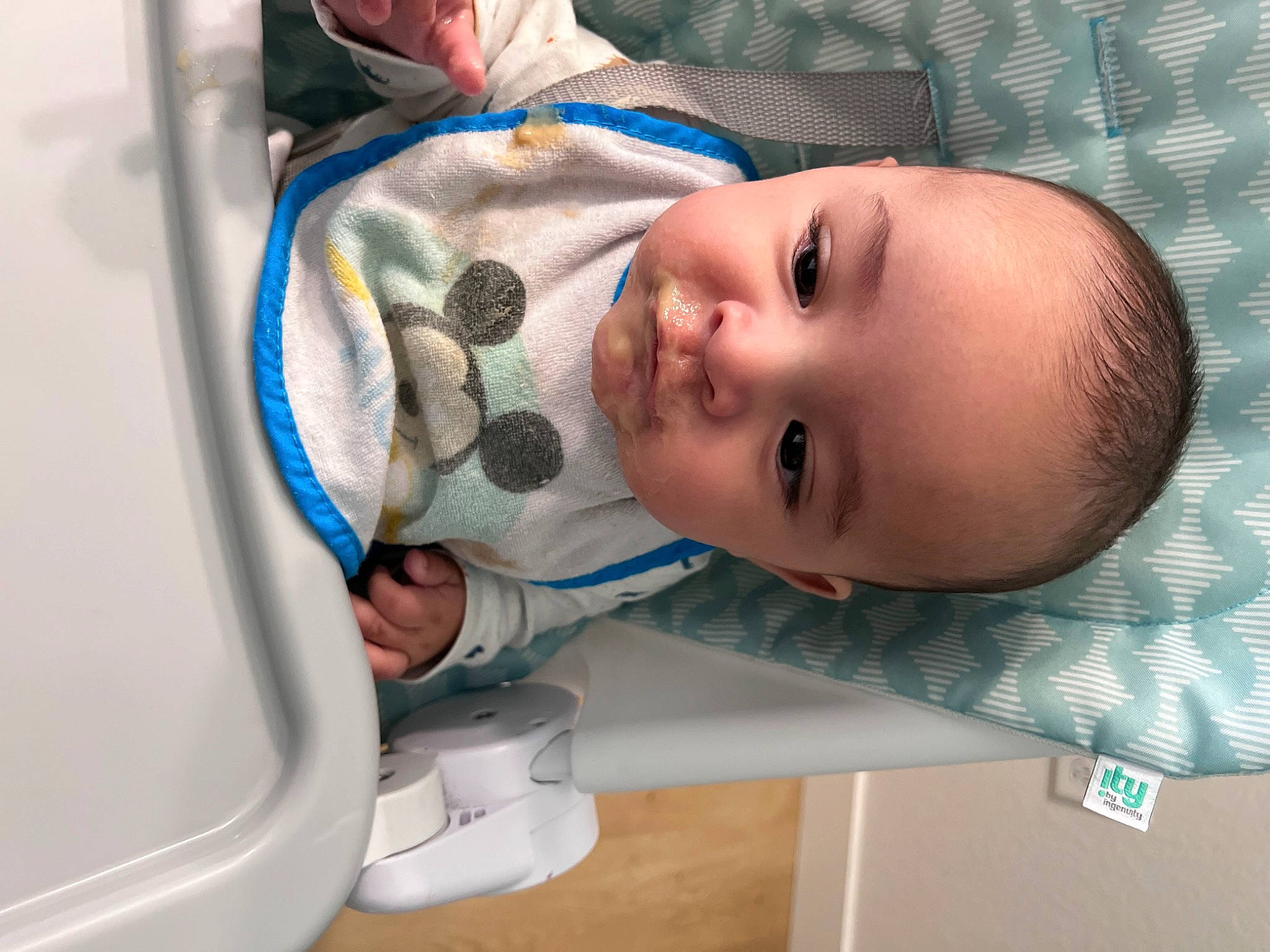 Adan is registered to the contest to win money with this photo: baby, baby_products, baby_safety, baby_toddler_clothing, cheek, child, comfort, facial_expression, linens, nose, person, skin, smile, toddler