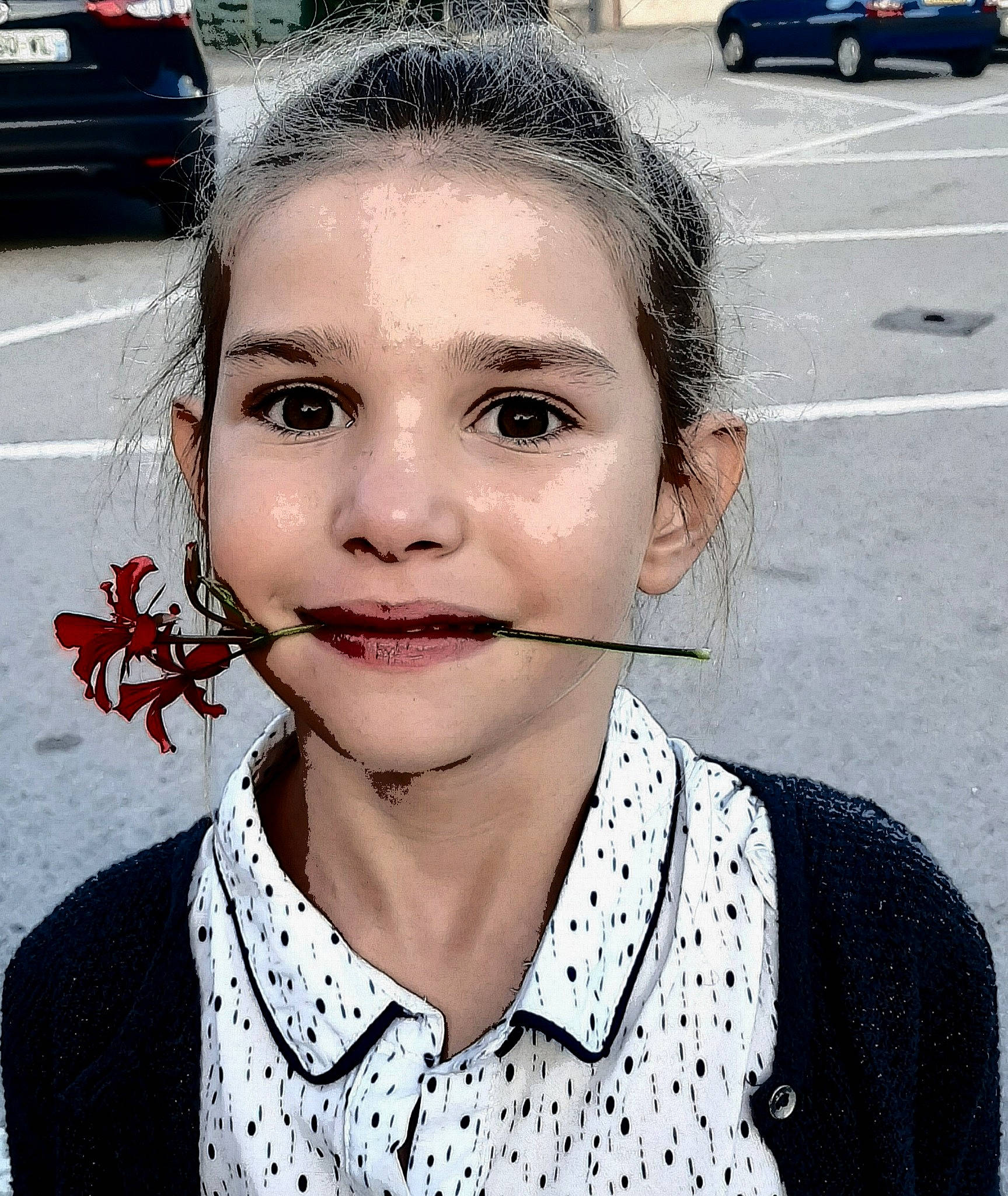 Célia a rejoint le concours — aidez-le/la à gagner de superbes lots ! cheek, child, eyebrow, face, forehead, hair, hairstyle, head, joy, lip, nose, person, photography, smile