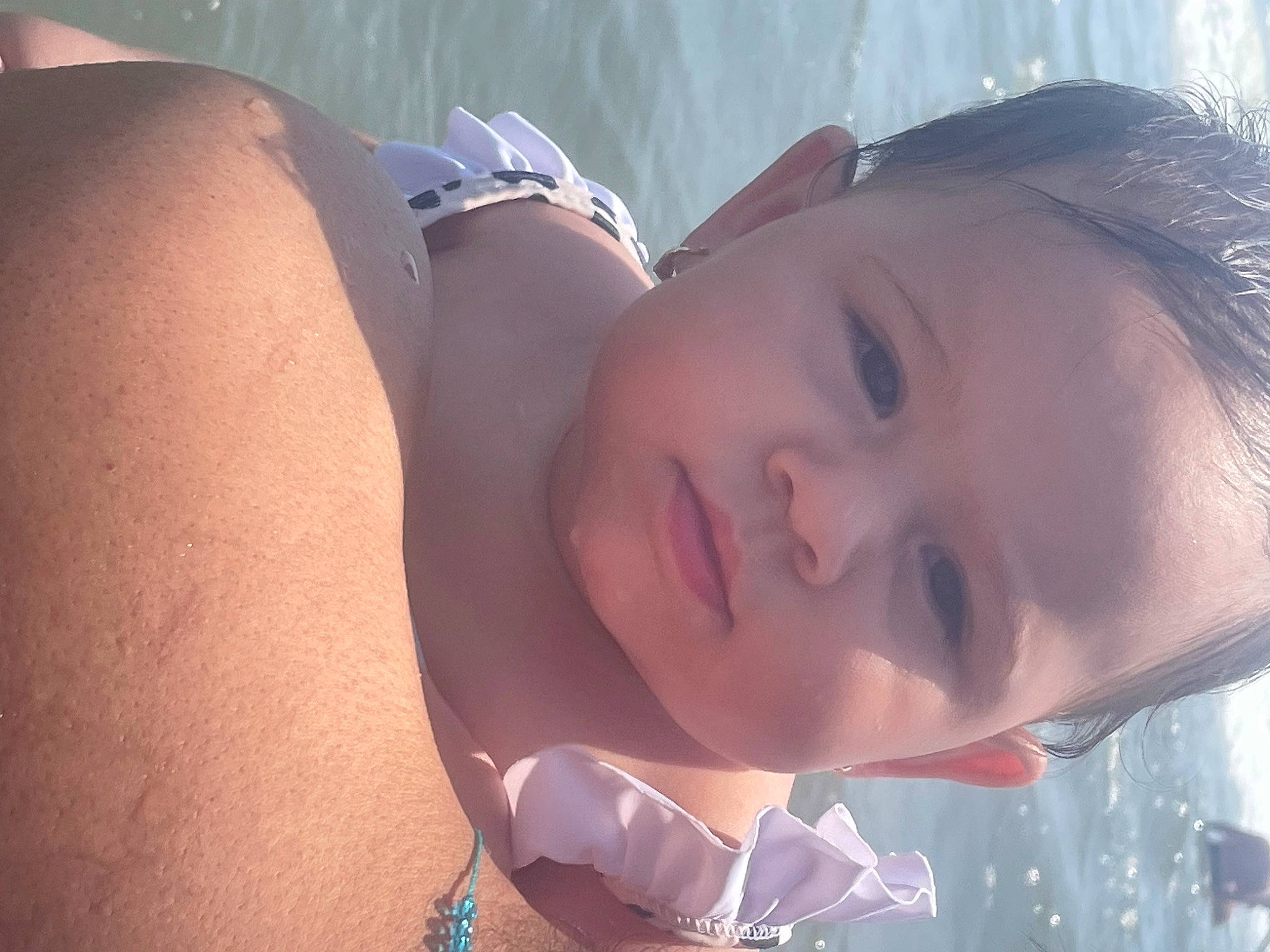 Martha joined the competition — help win amazing prizes! arm, black_hair, chest, child, cool, elbow, eyelash, fun, happy, light, lip, mouth, neck, nose, person, skin, smile, sunlight, toddler, tree